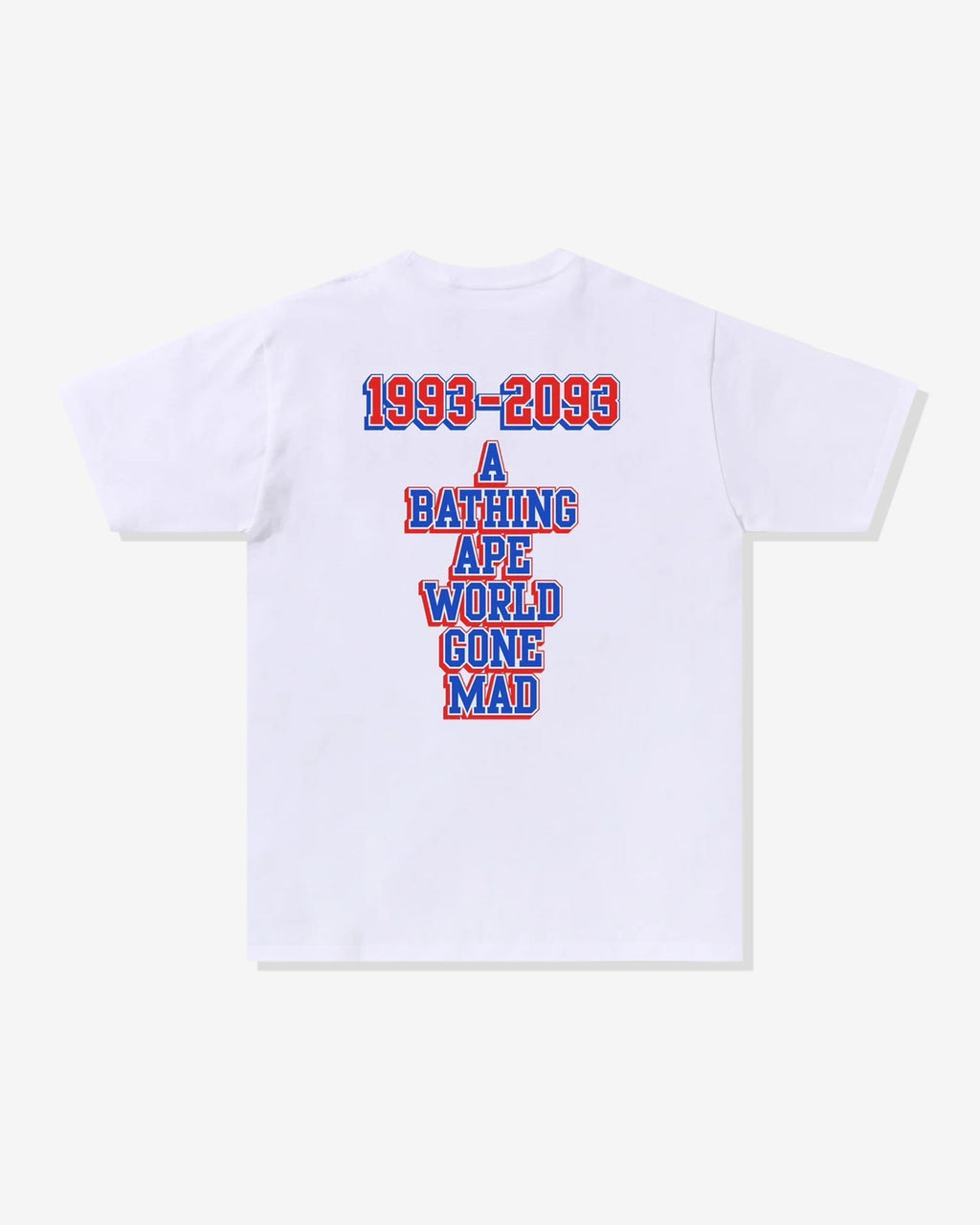 Baseball Logo Tee White A bathing ape оригінал – Купити в Україні – вид ззаду