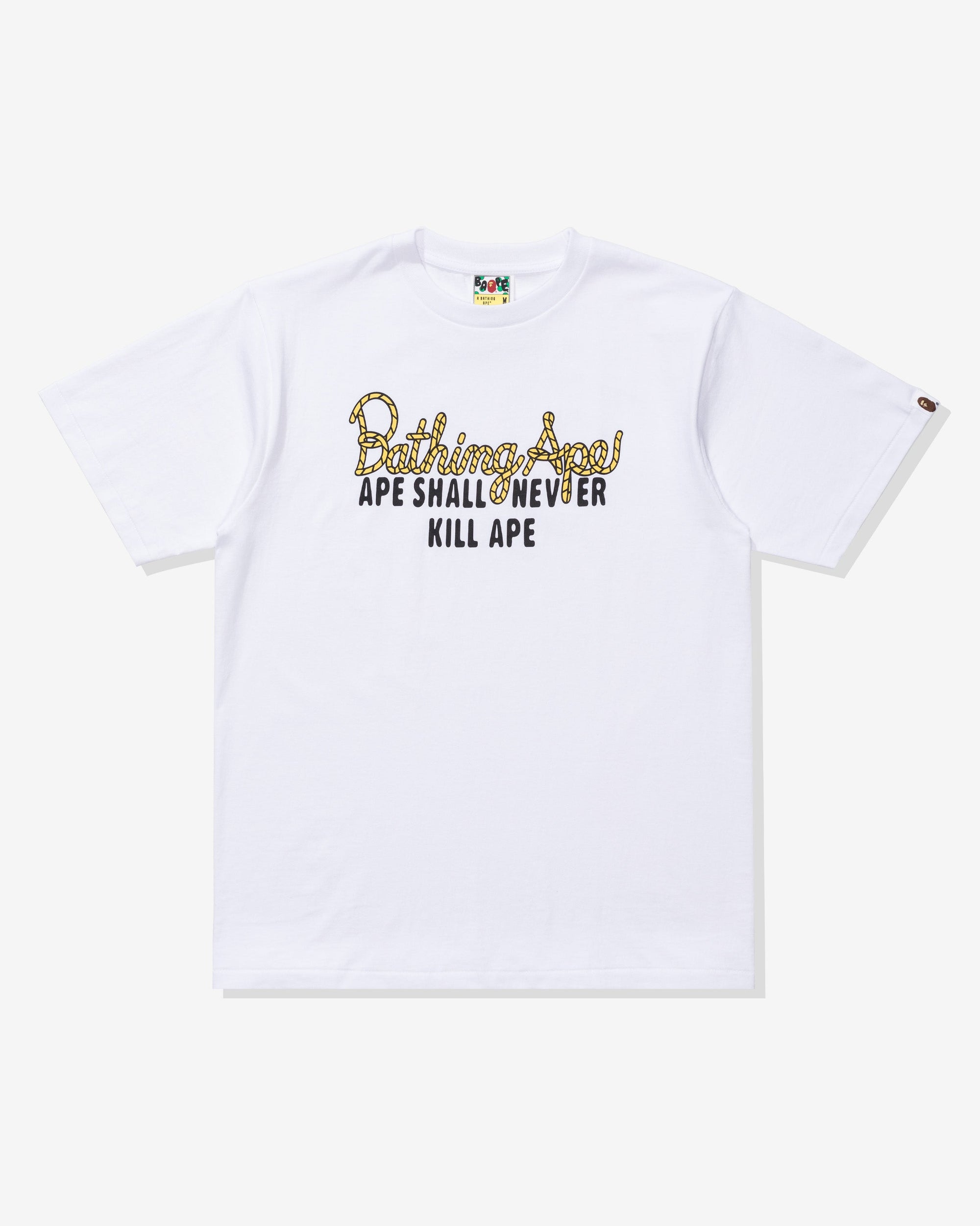 Оригінальна Champion Logo Tee A bathing ape – боковий вид