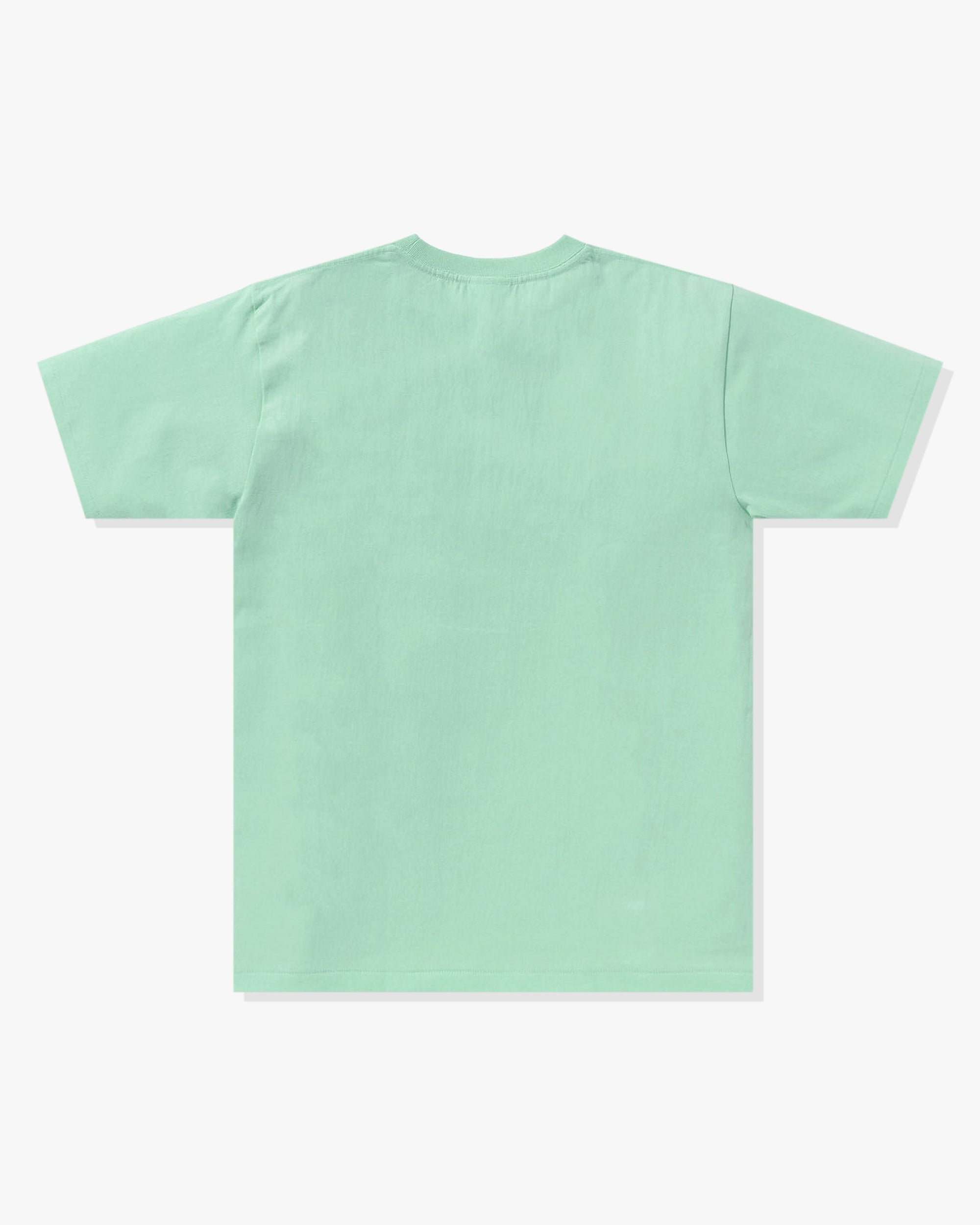 Оригінальна College Tee Green A bathing ape – вид ззаду