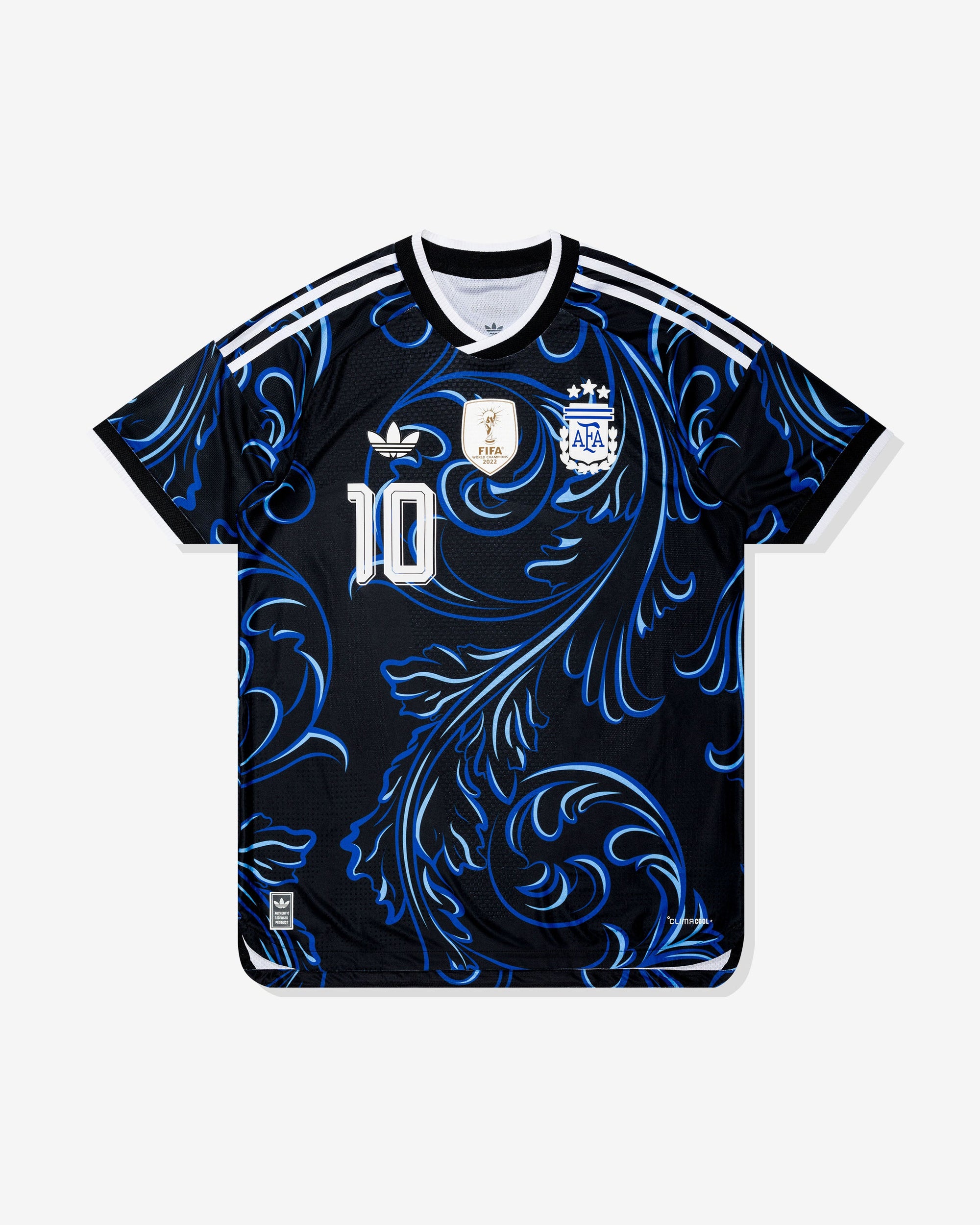 Оригінальна Argentia 26 Away Authentic Messi Jersey Black Adidas – боковий вид - ADIDAS