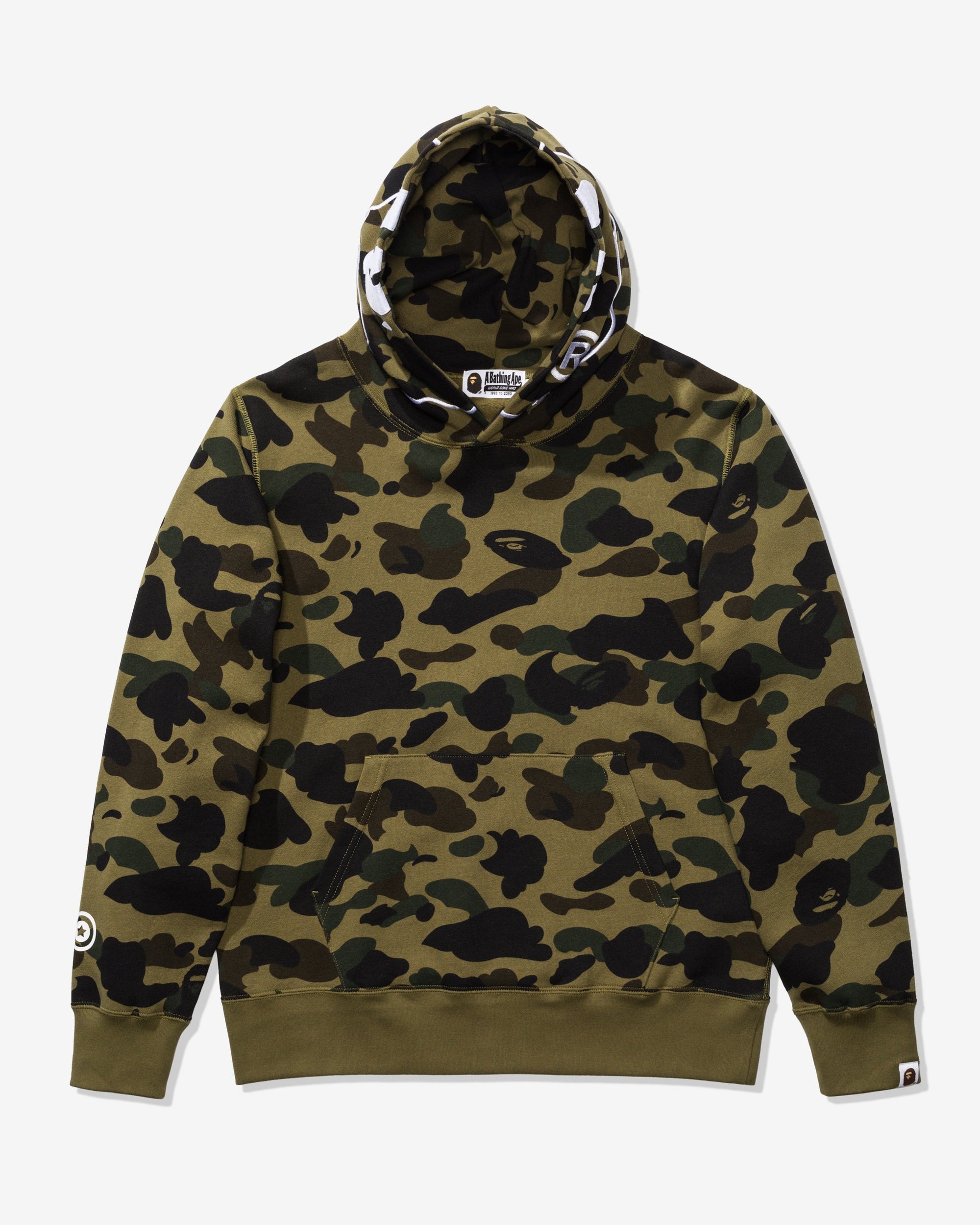Оригінальна 1st Camo 2nd Ape Pullover Hoodie Green A bathing ape – боковий вид