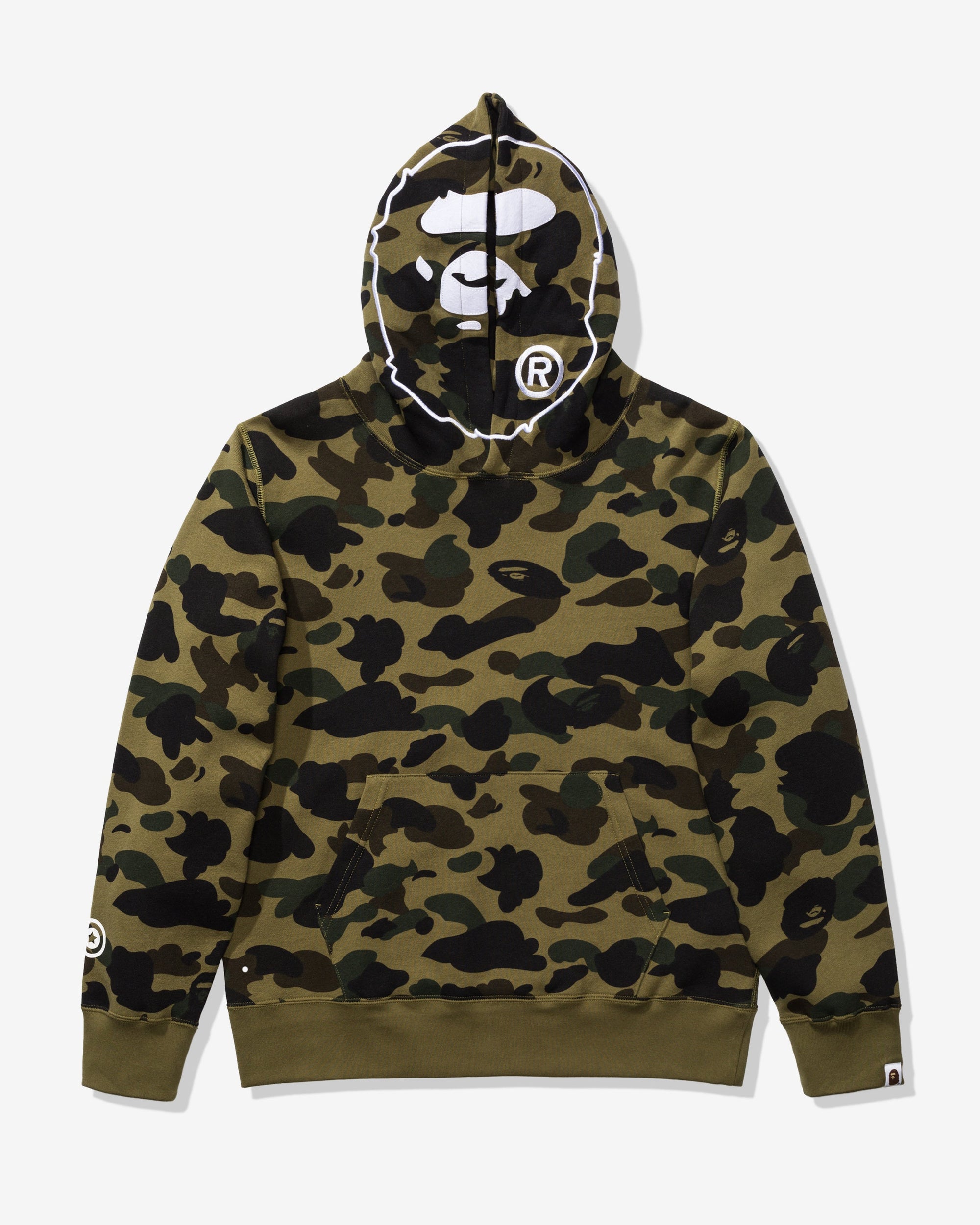 Оригінальна 1st Camo 2nd Ape Pullover Hoodie Green A bathing ape – детальний вид