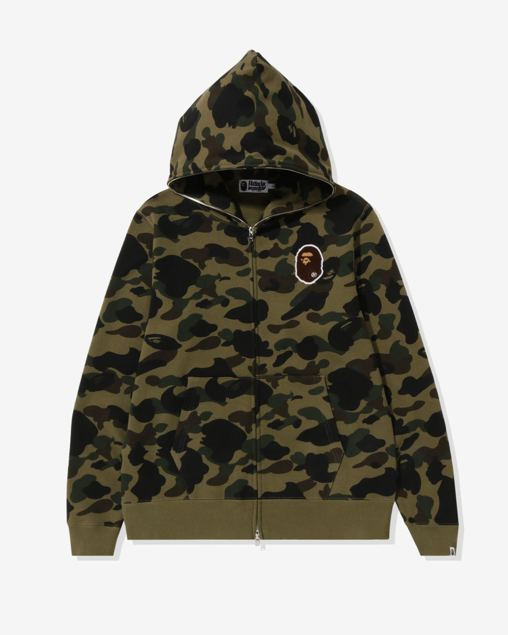 1st Camo Ape Head Patched Full Zip Hoodie A bathing ape оригінал – Купити в Україні – боковий вид