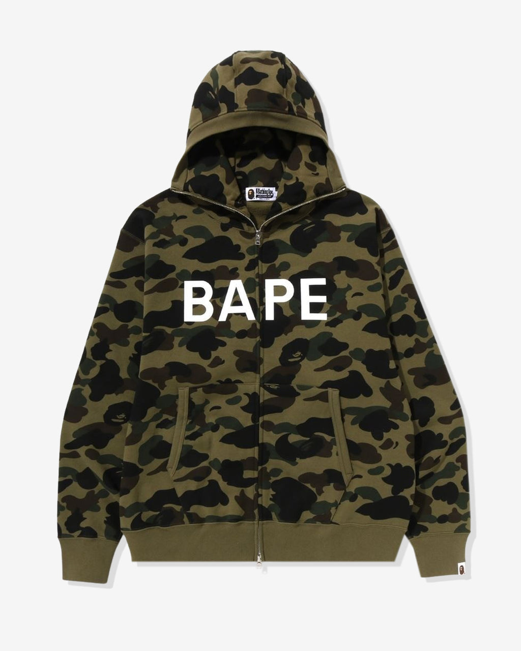 1st Camo Balaclava Full Zip Hoodie A bathing ape оригінал – Купити в Україні – боковий вид