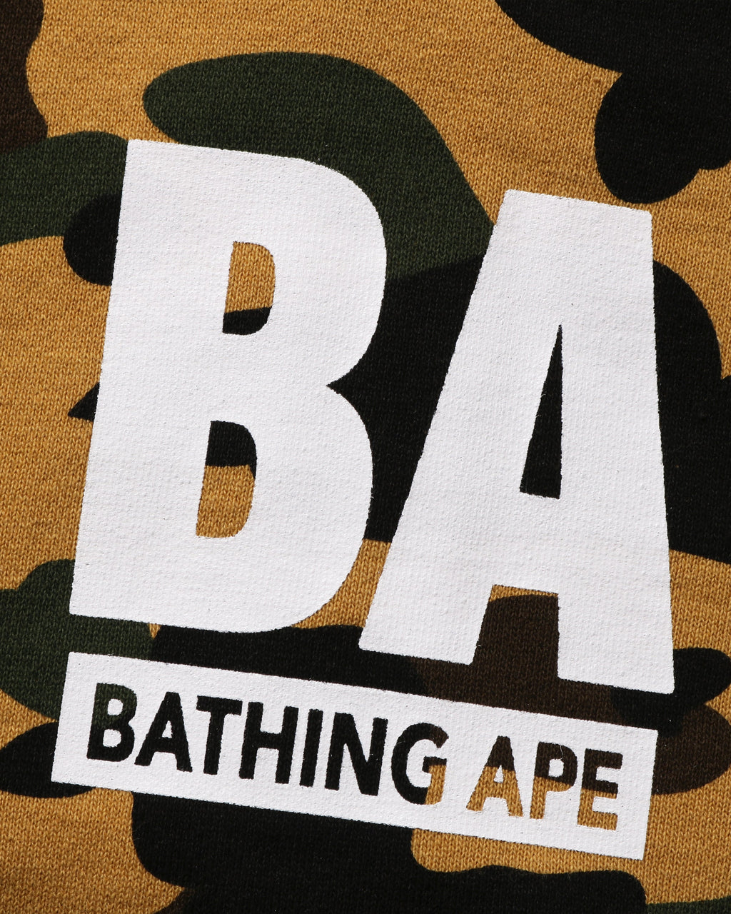 1st Camo Bape Full Zip Hoodie Yellow A bathing ape оригінал – Купити в Україні – збільшений вид
