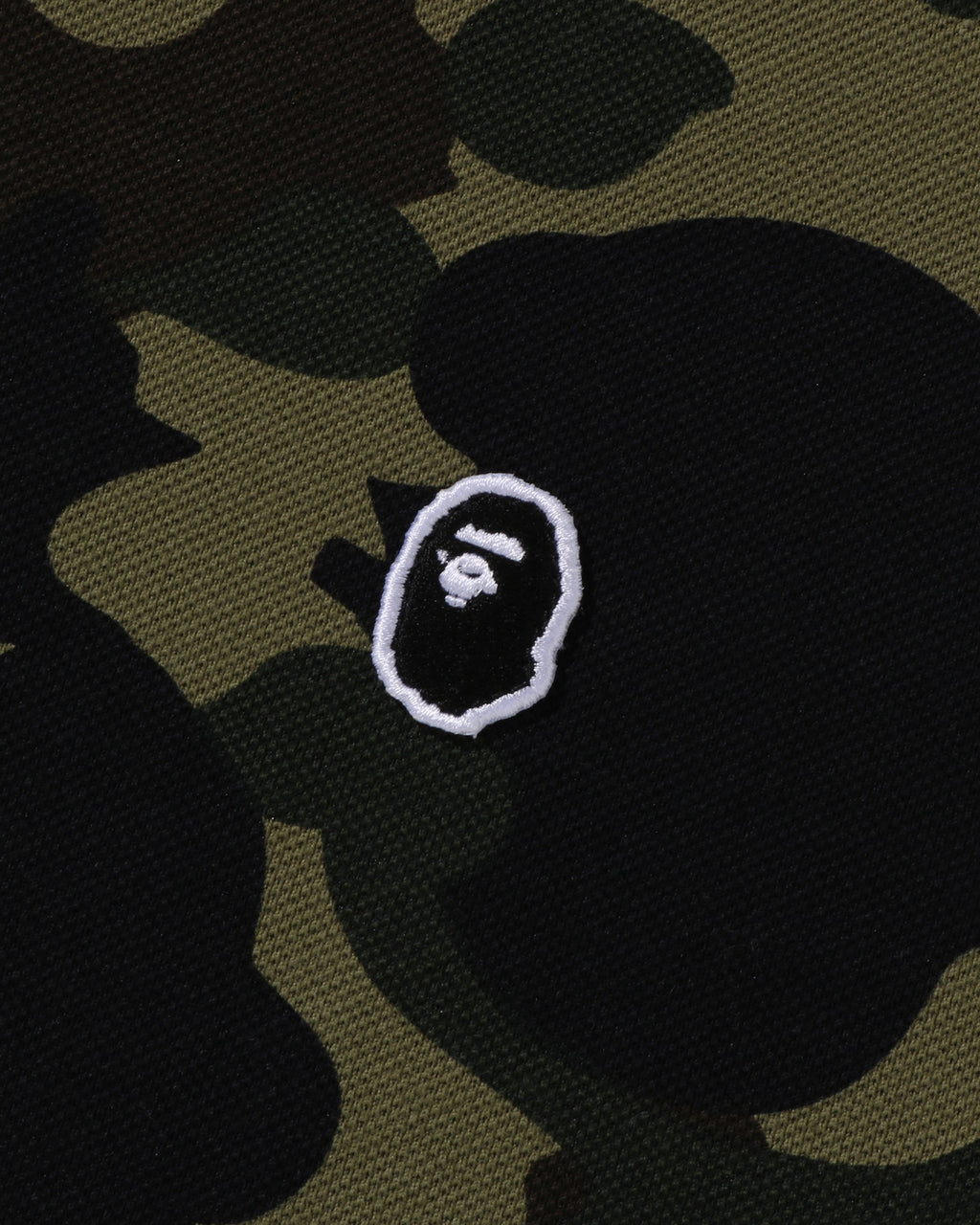 1st Camo One Point Polo M リラックス Green A bathing ape оригінал – Купити в Україні – вид ззаду