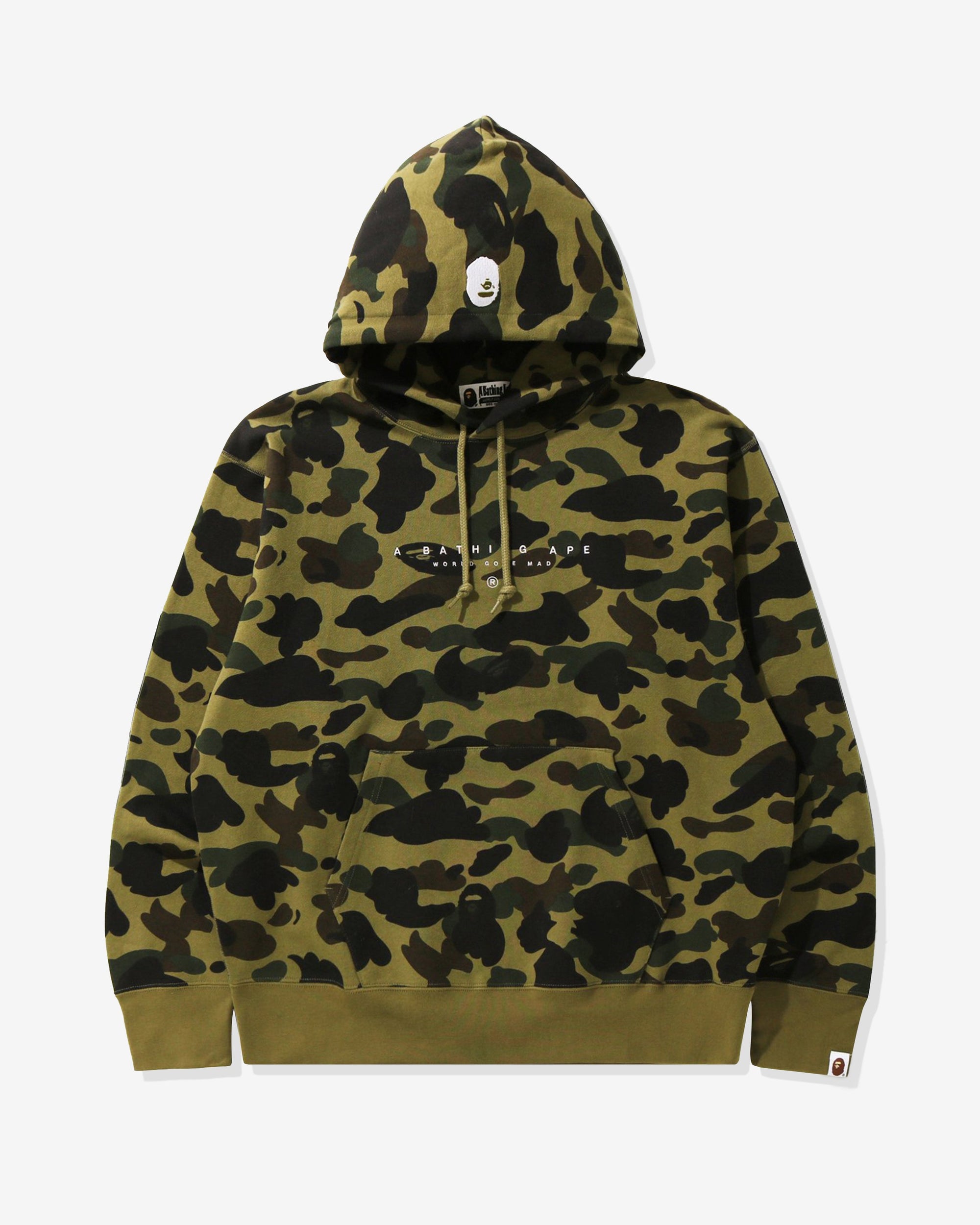 1st Camo Pullover Hoodie A bathing ape – Гарантія оригінальності – боковий вид