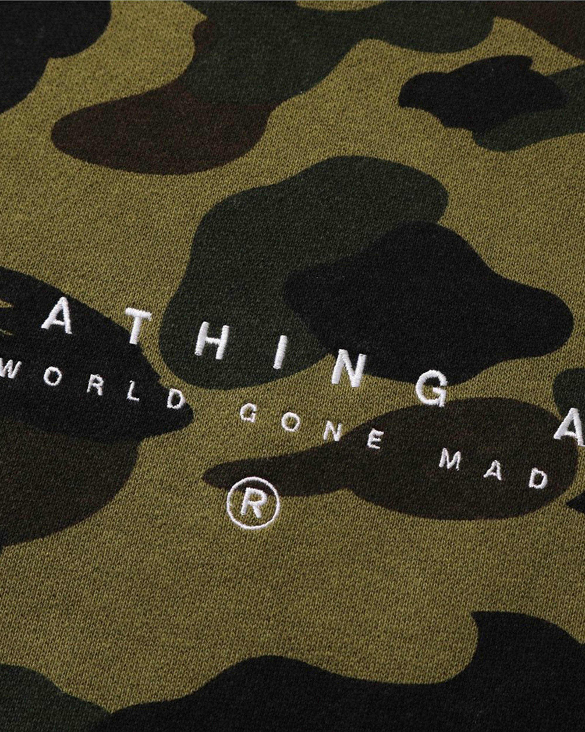 1st Camo Pullover Hoodie A bathing ape – Гарантія оригінальності – вид ззаду