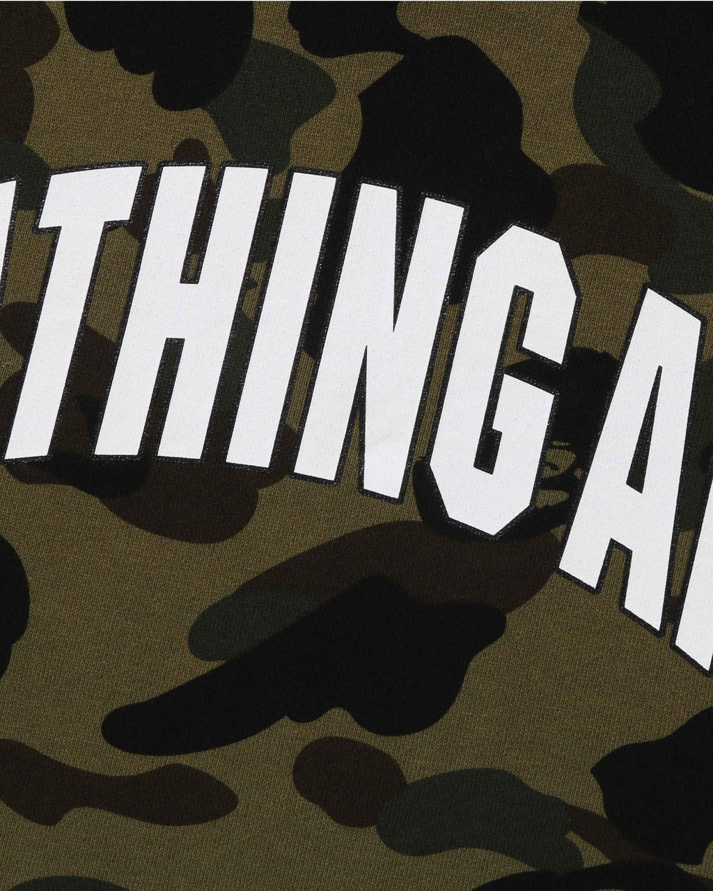 Оригінальна 1st Camo Pullover Hoodie Green A bathing ape – вид ззаду