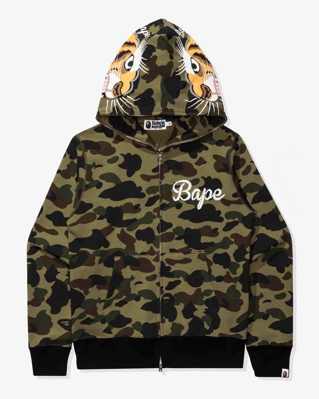 1st Camo Tiger Full Zip Hoodie A bathing ape оригінал – Купити в Україні – боковий вид
