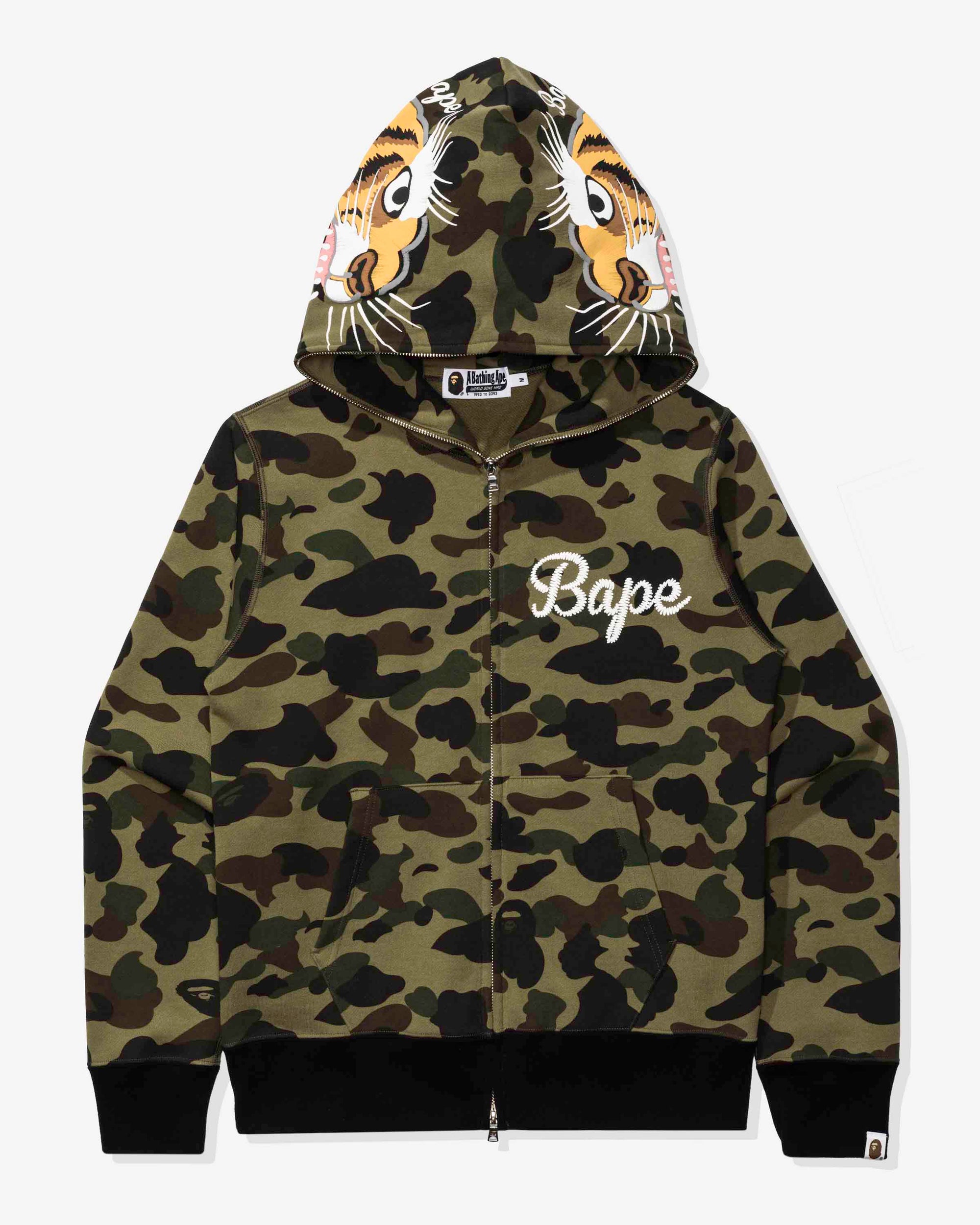 1st Camo Tiger Full Zip Hoodie A bathing ape оригінал – Купити в Україні – боковий вид