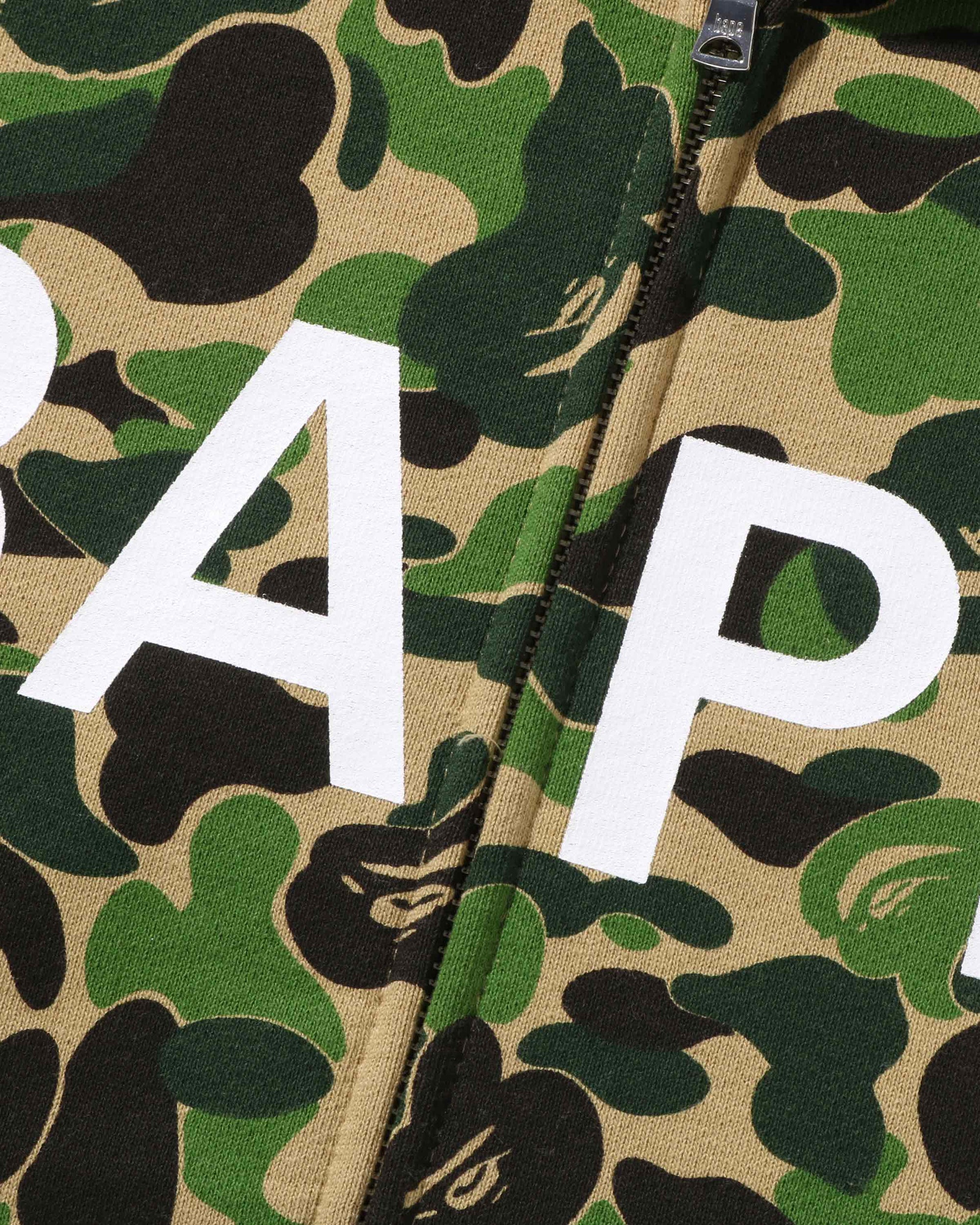 Abc Camo Bape Full Zip Hoodie Green A bathing ape оригінал – Купити в Україні – вид ззаду - A BATHING APE