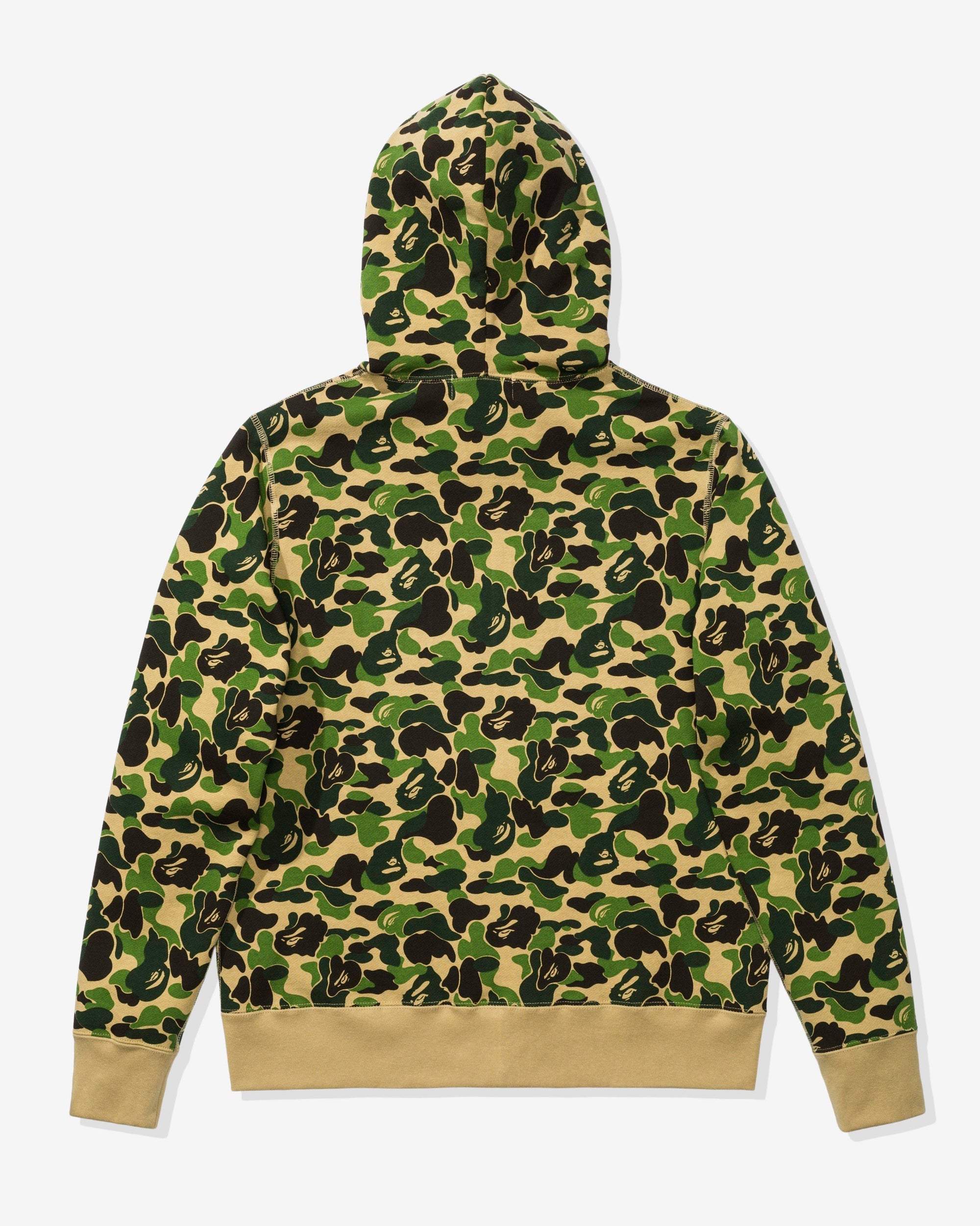 Оригінальна Abc Camo Swarovski Full Zip Hoodie Green A bathing ape – вид ззаду
