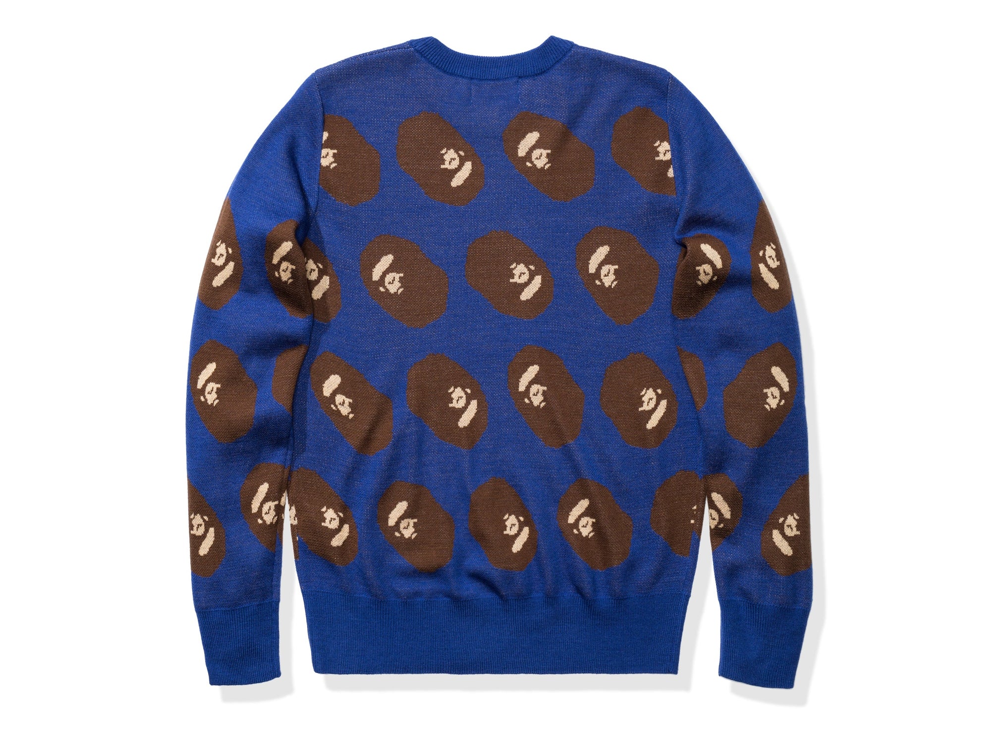 Ape Head Knit Blue A bathing ape – Гарантія оригінальності – вид ззаду