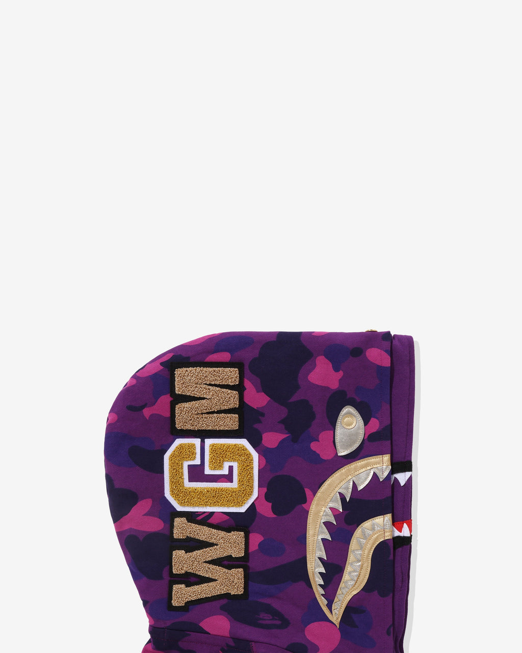 Color Camo Double Shark Full Zip Hoodie A bathing ape – Гарантія оригінальності – збільшений вид