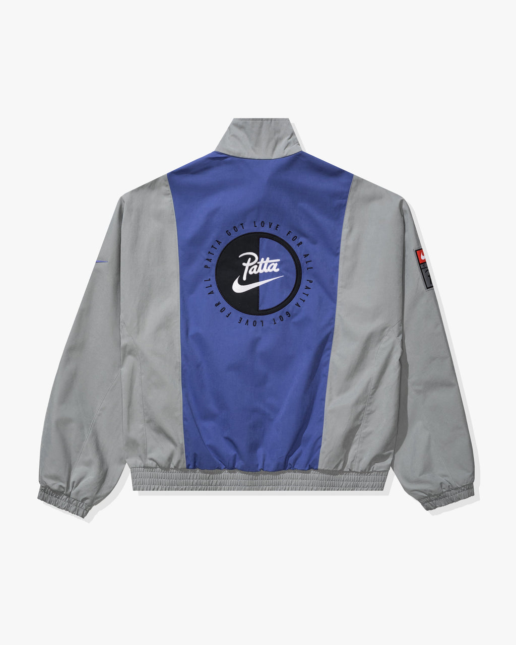 Оригінальна Nrg X Patta Track Jacket Particlegrey Nike – вид ззаду