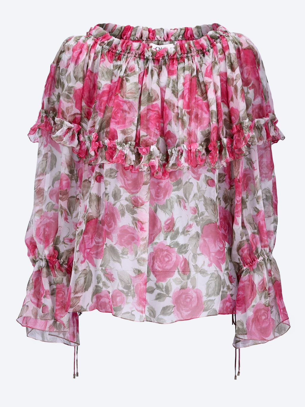 Оригінальна Aqua Flowers Top Chloe – боковий вид