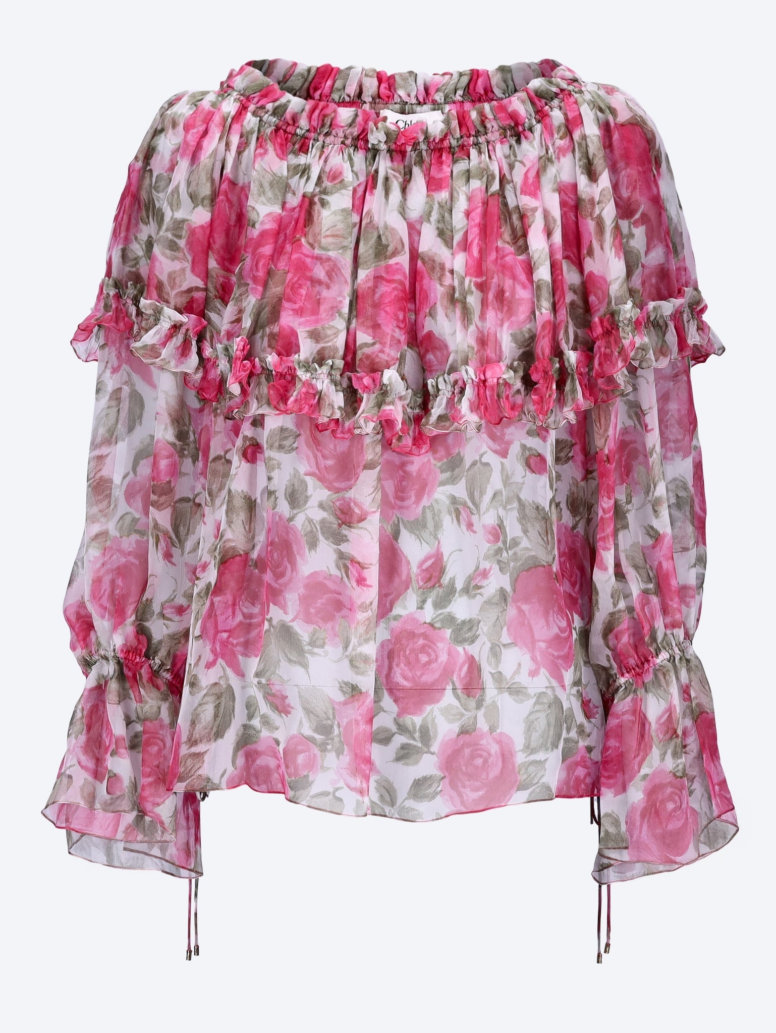 Оригінальна Aqua Flowers Top Chloe – боковий вид