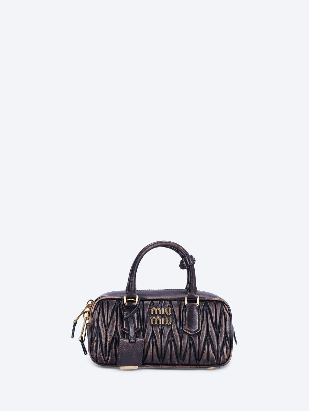 Arcadie Leather Bag Miu miu – Гарантія оригінальності – боковий вид