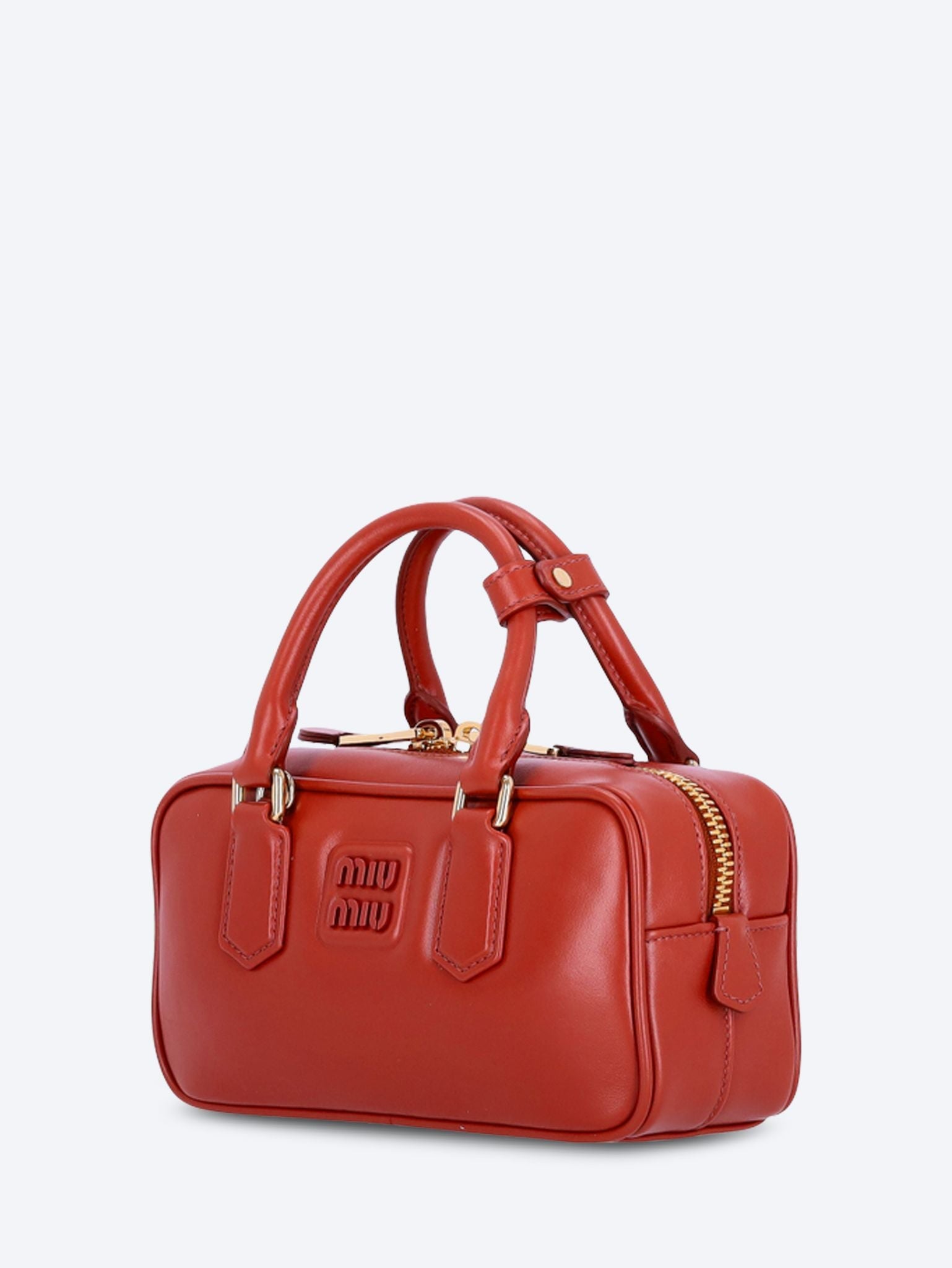 Arcadie Leather Bag Miu miu – Гарантія оригінальності – вид ззаду