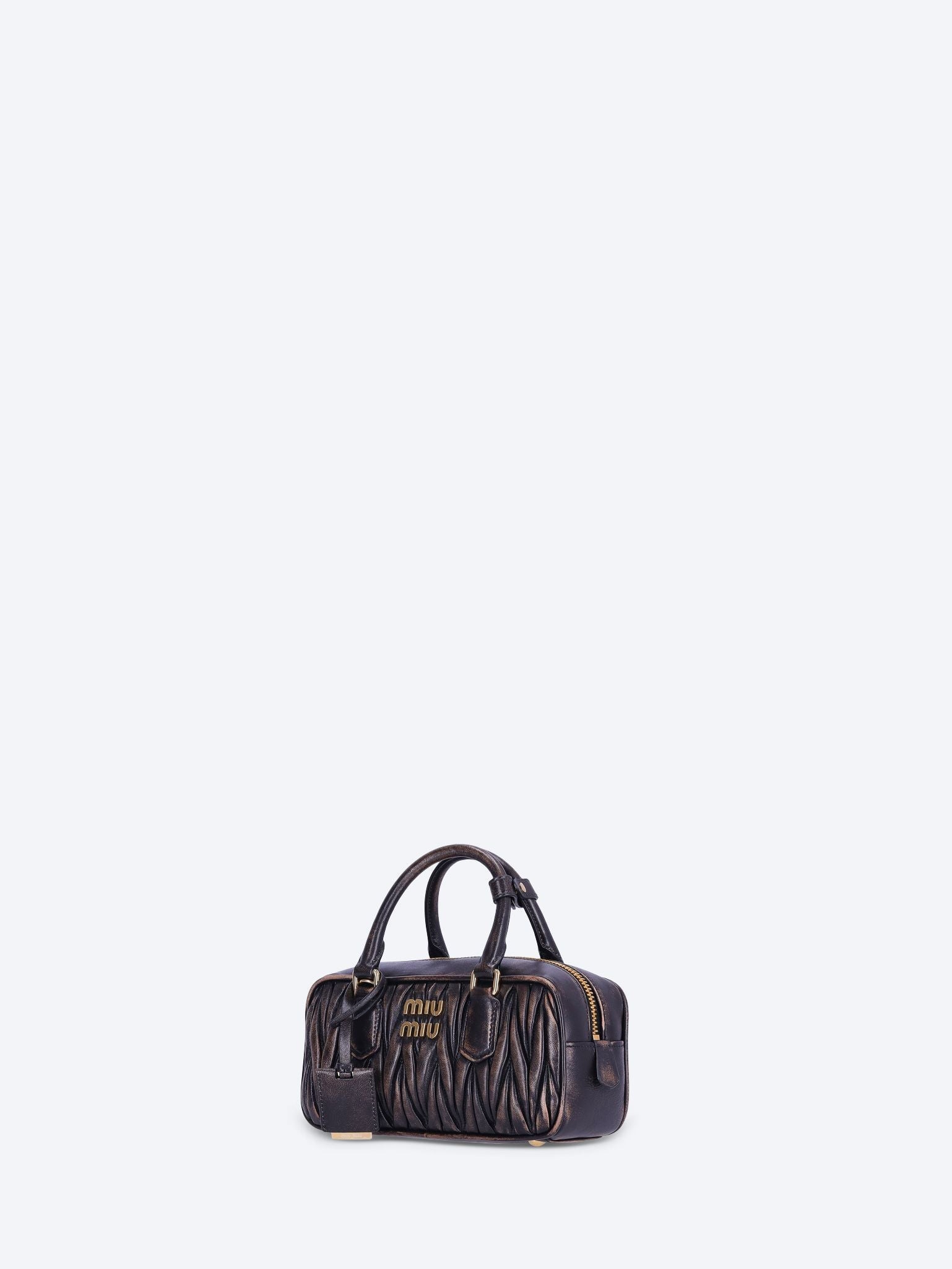 Arcadie Leather Bag Miu miu – Гарантія оригінальності – вид ззаду