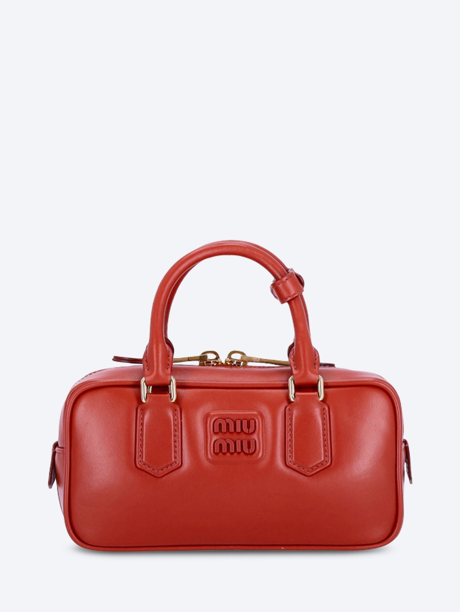 Arcadie Leather Bag Miu miu – Гарантія оригінальності – боковий вид