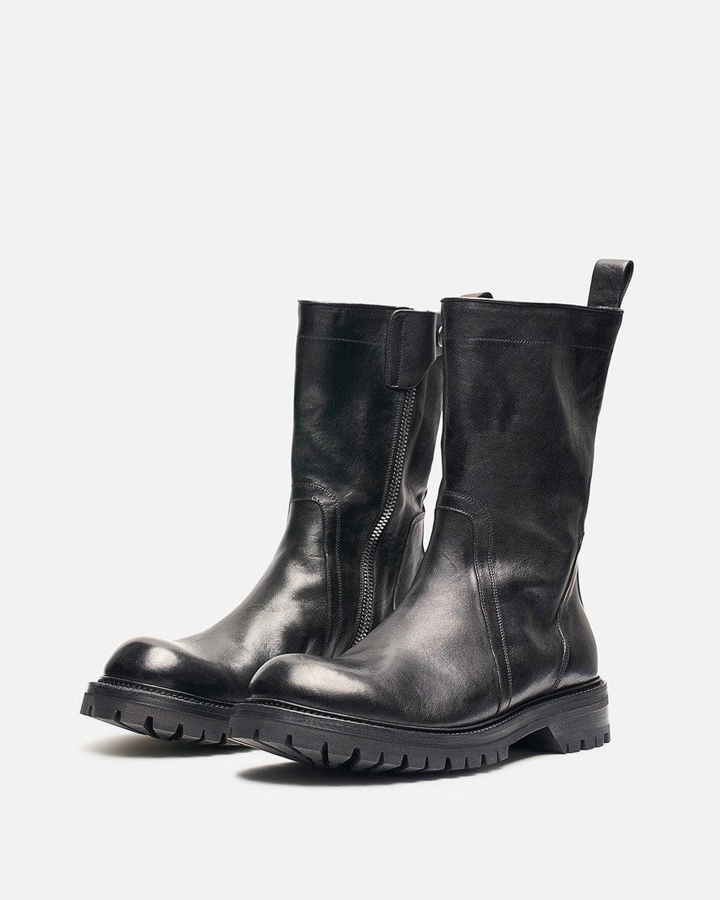 Army Creeper Boot In Black Rick owens – Гарантія оригінальності – вид ззаду