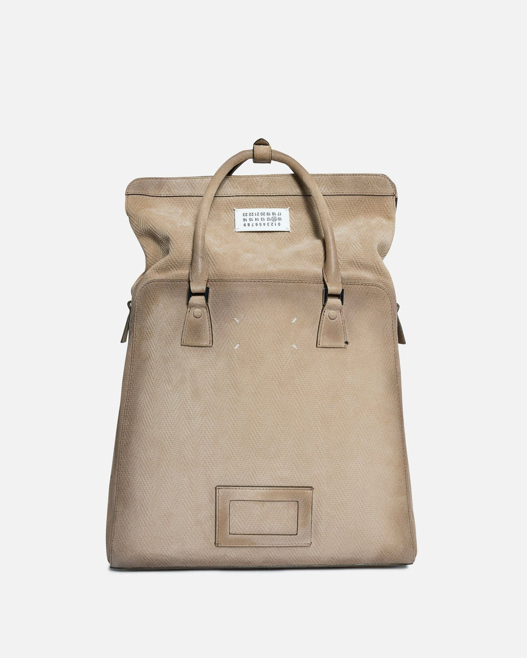 Artist Recicla 5ac Backpack In Chamois Maison margiela – Гарантія оригінальності – боковий вид
