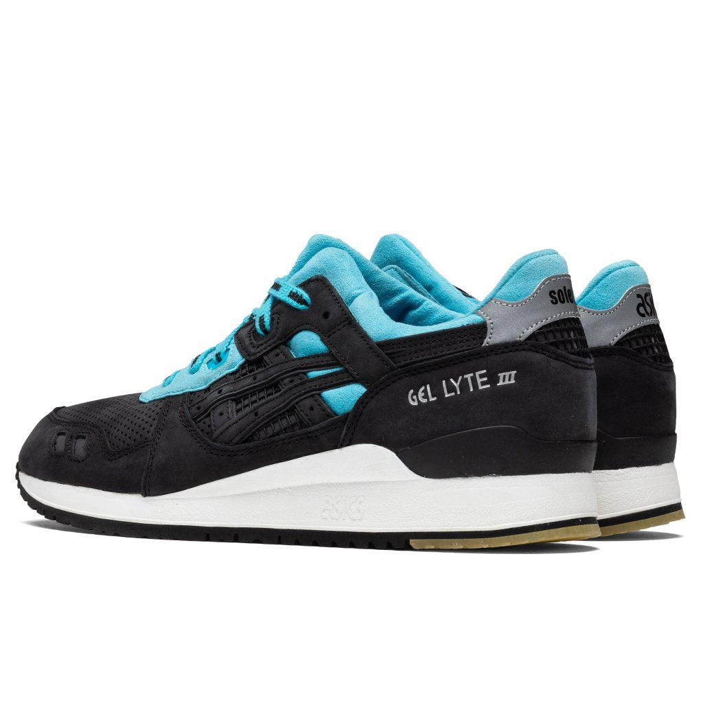 Оригінальна X Solebox Gel Lyte III Blue Carpenter Bee Black Asics – детальний вид
