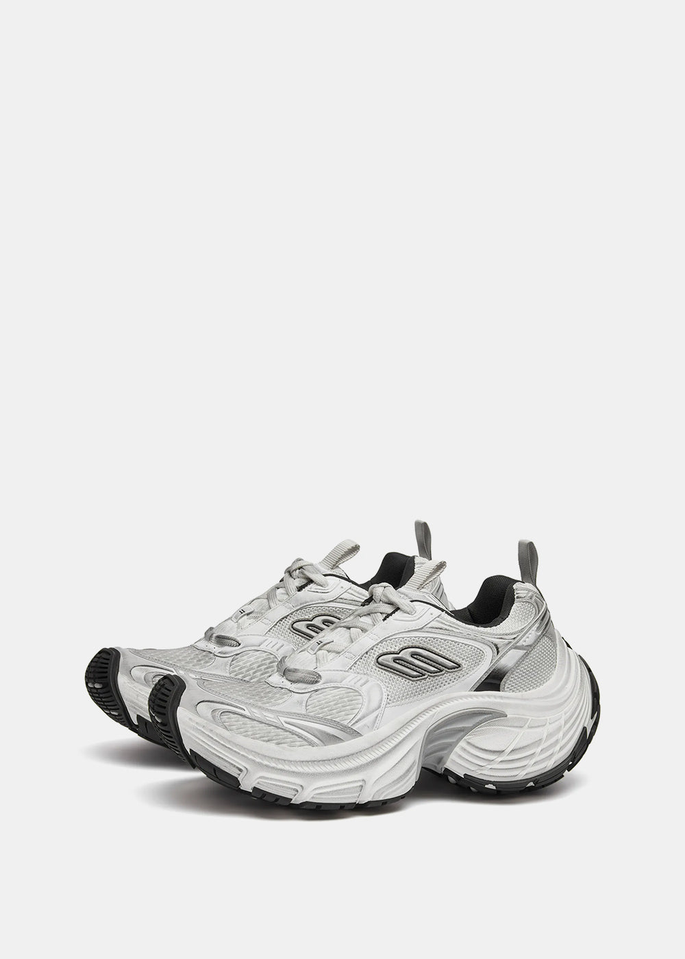 Оригінальна White 10xl Sneaker Balenciaga – вид ззаду