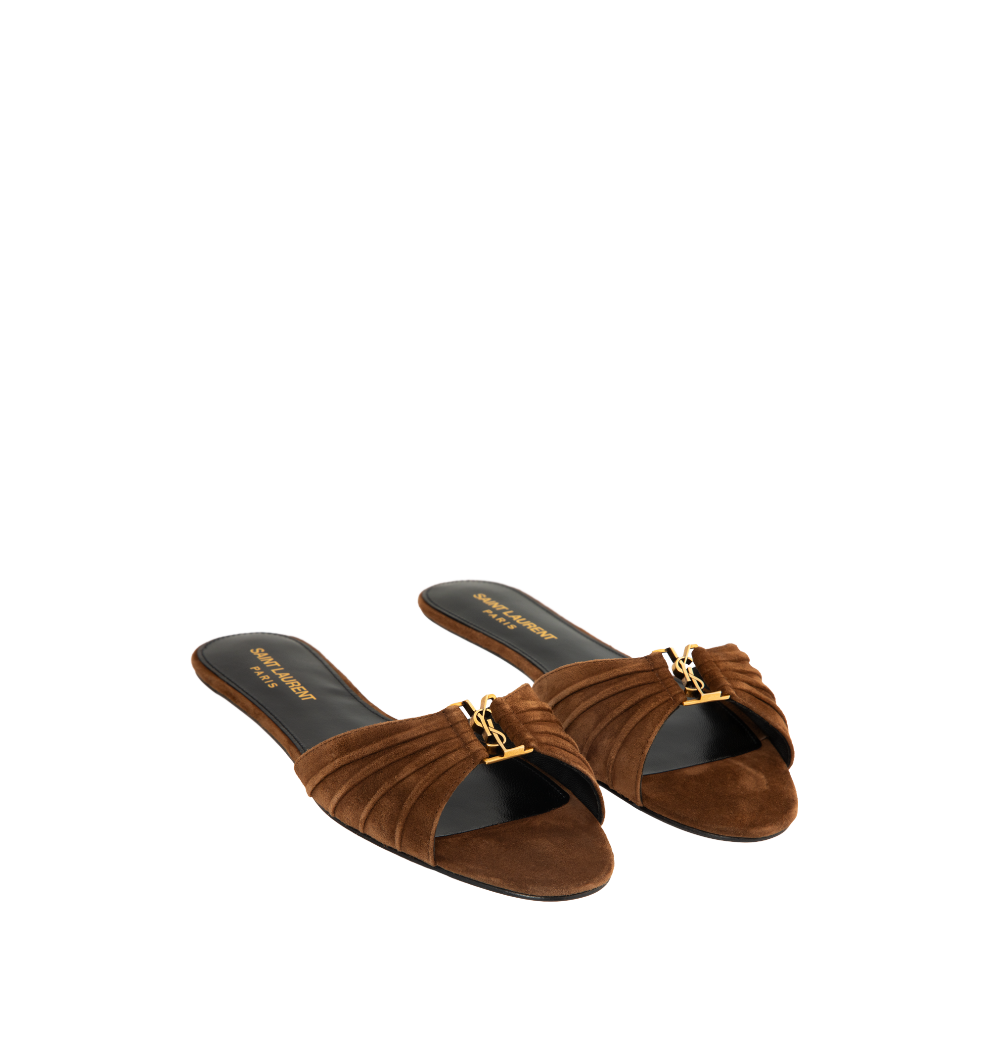 Оригінальна Babylone Suede Slides Saint laurent – вид ззаду