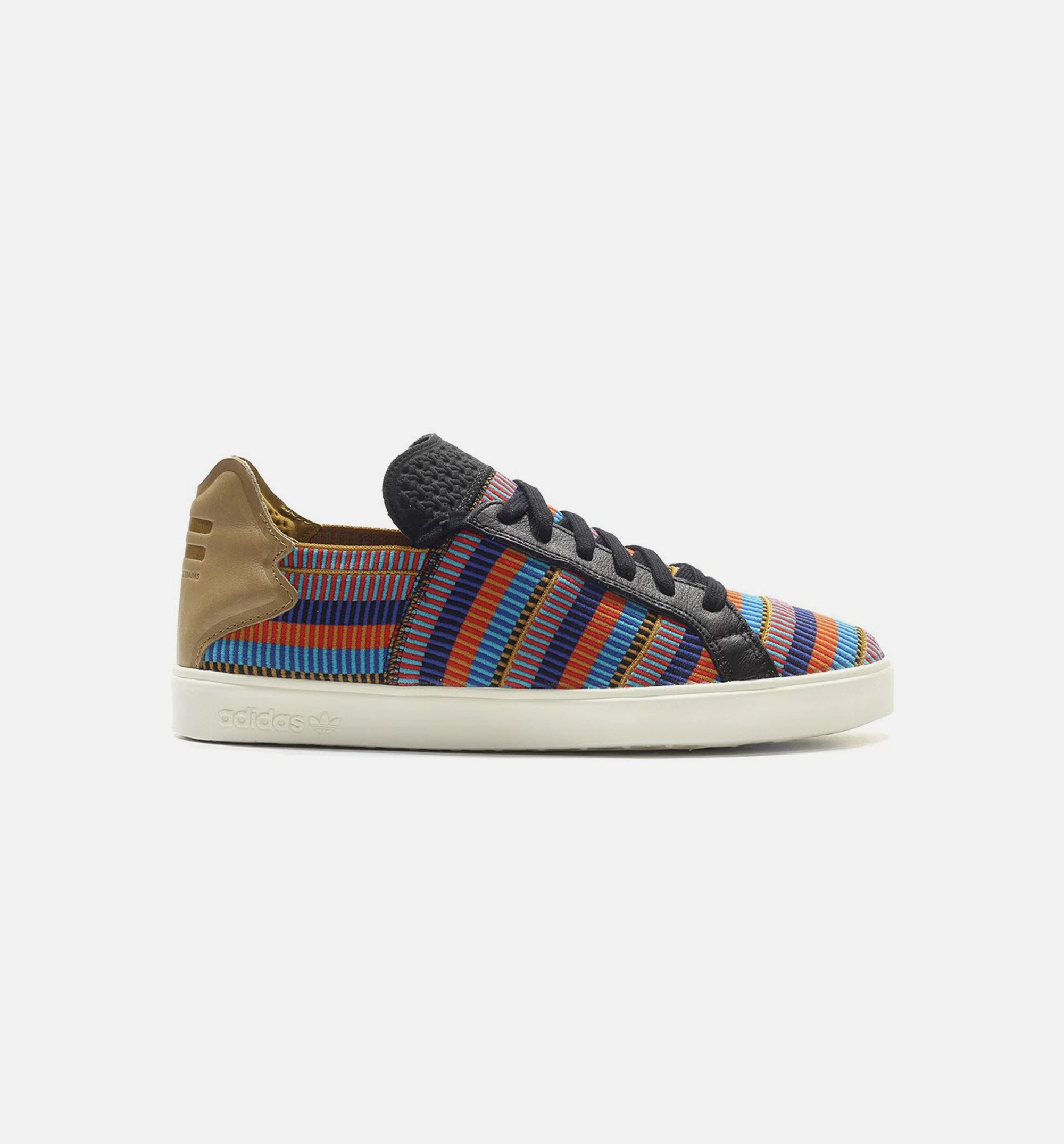Оригінальна X Pharell Elastic Lace Up Core Black Adidas – боковий вид - ADIDAS