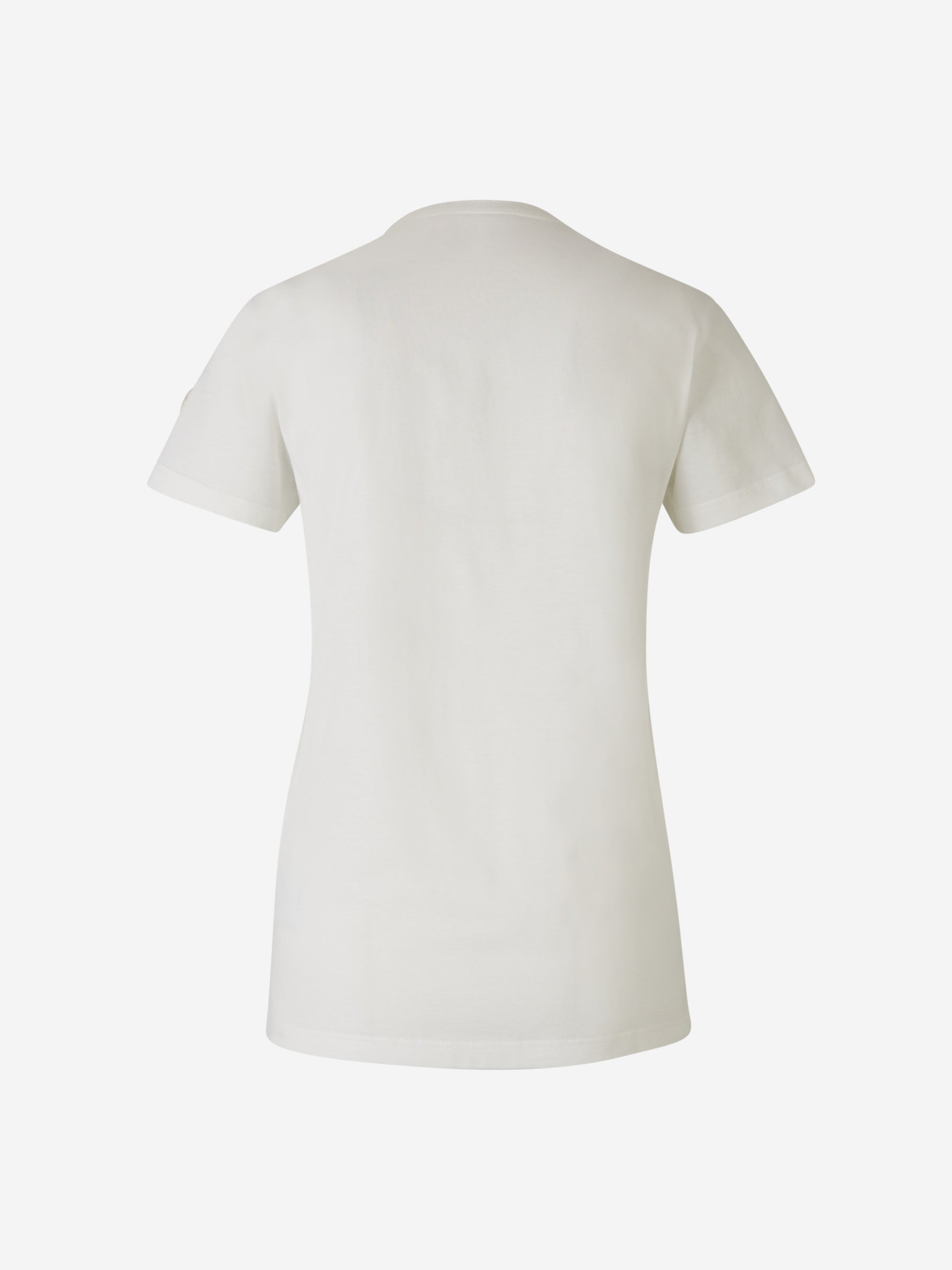 Patch Cotton T-Shirt Moncler оригінал – Купити в Україні – вид ззаду
