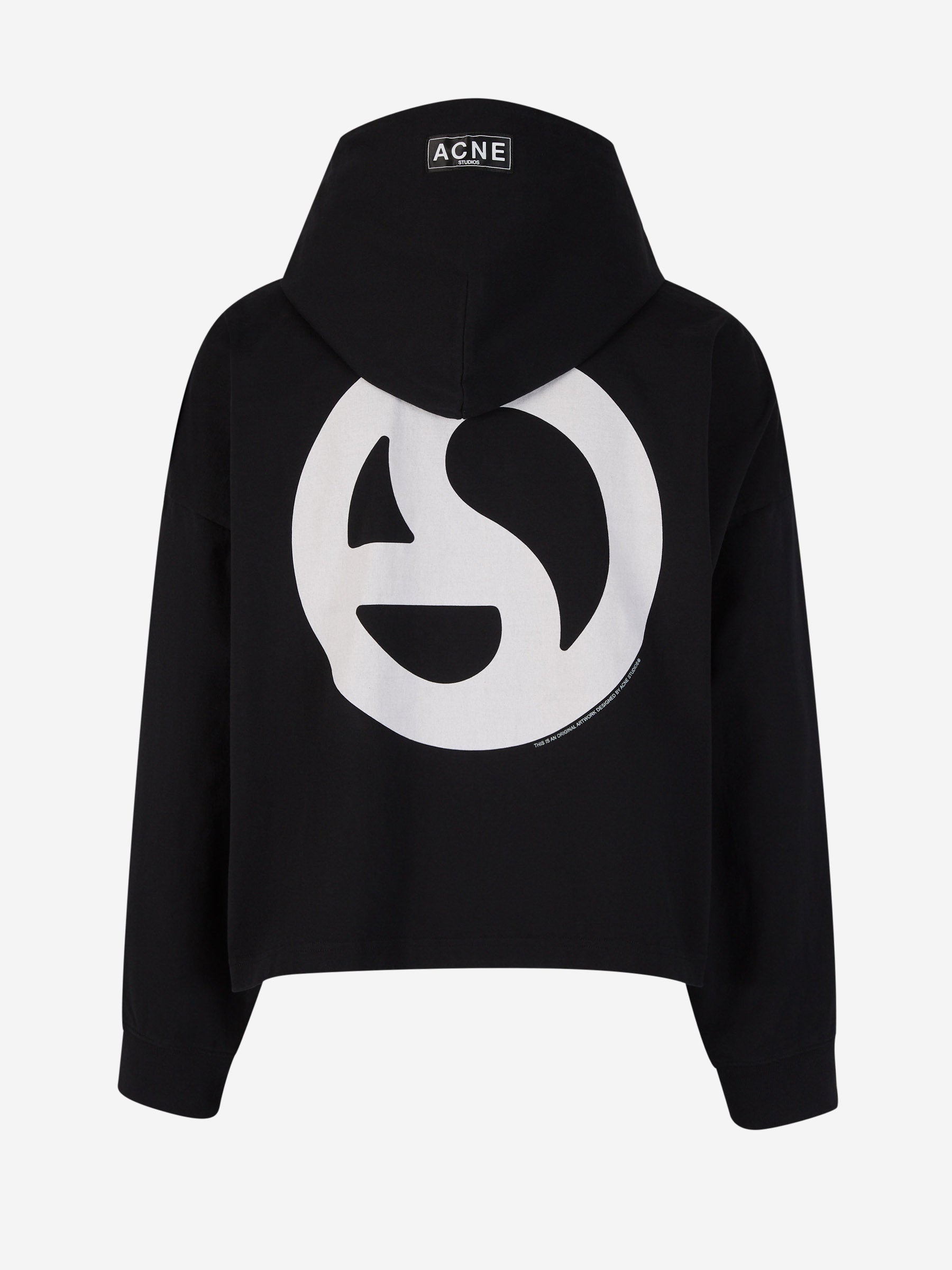 Printed Hood Sweatshirt Acne studios – Гарантія оригінальності – вид ззаду