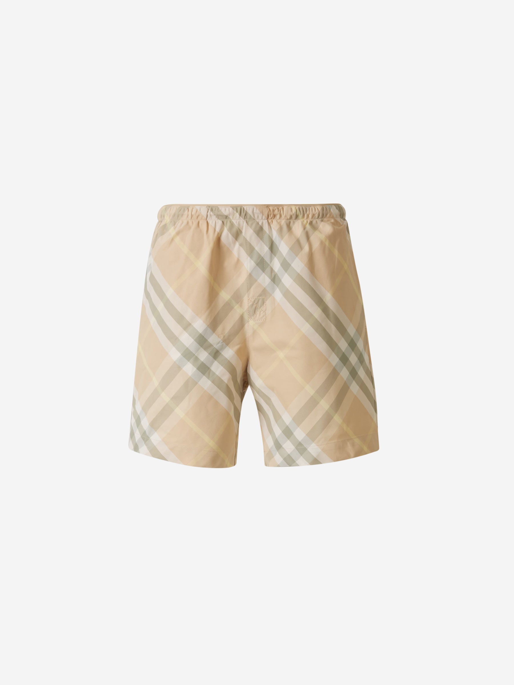 Оригінальна Checked Motif Swimsuit Burberry – боковий вид