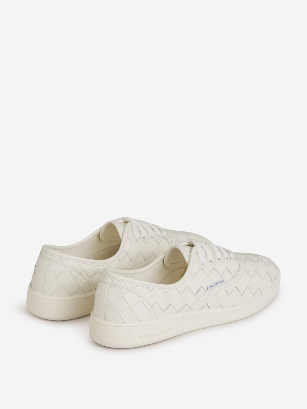 Оригінальна Leather Intrecciato Sneakers Bottega veneta – детальний вид