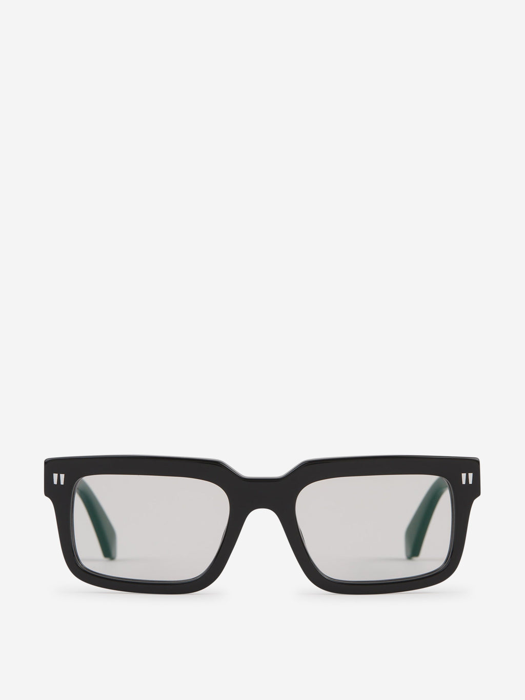 Оригінальна On2 Clip Rectangular Sunglasses Off-white – вид ззаду
