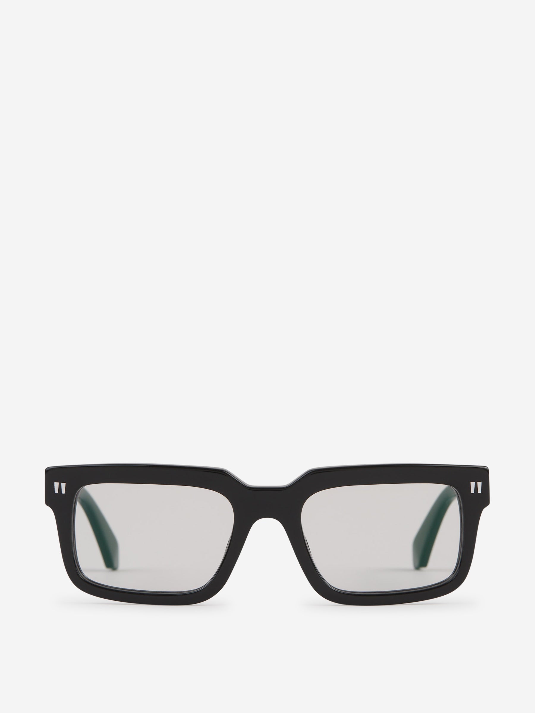 Оригінальна On2 Clip Rectangular Sunglasses Off-white – вид ззаду