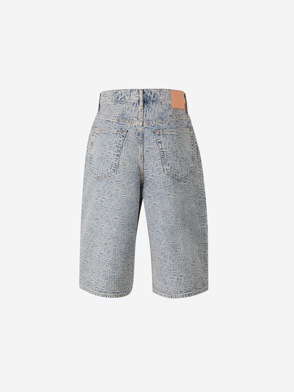 Bermuda Denim Monogram Acne studios оригінал – Купити в Україні – вид ззаду