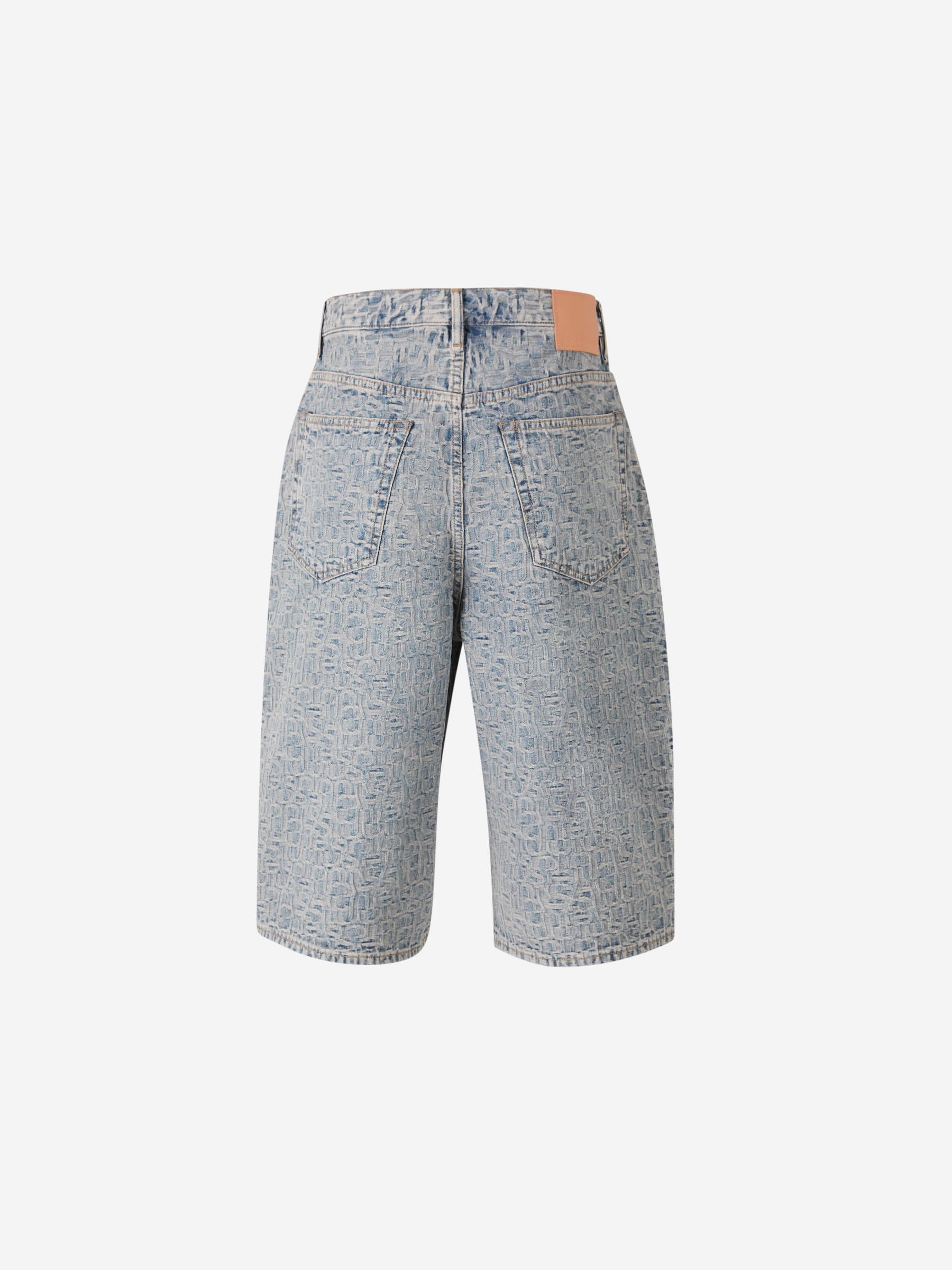 Bermuda Denim Monogram Acne studios оригінал – Купити в Україні – вид ззаду