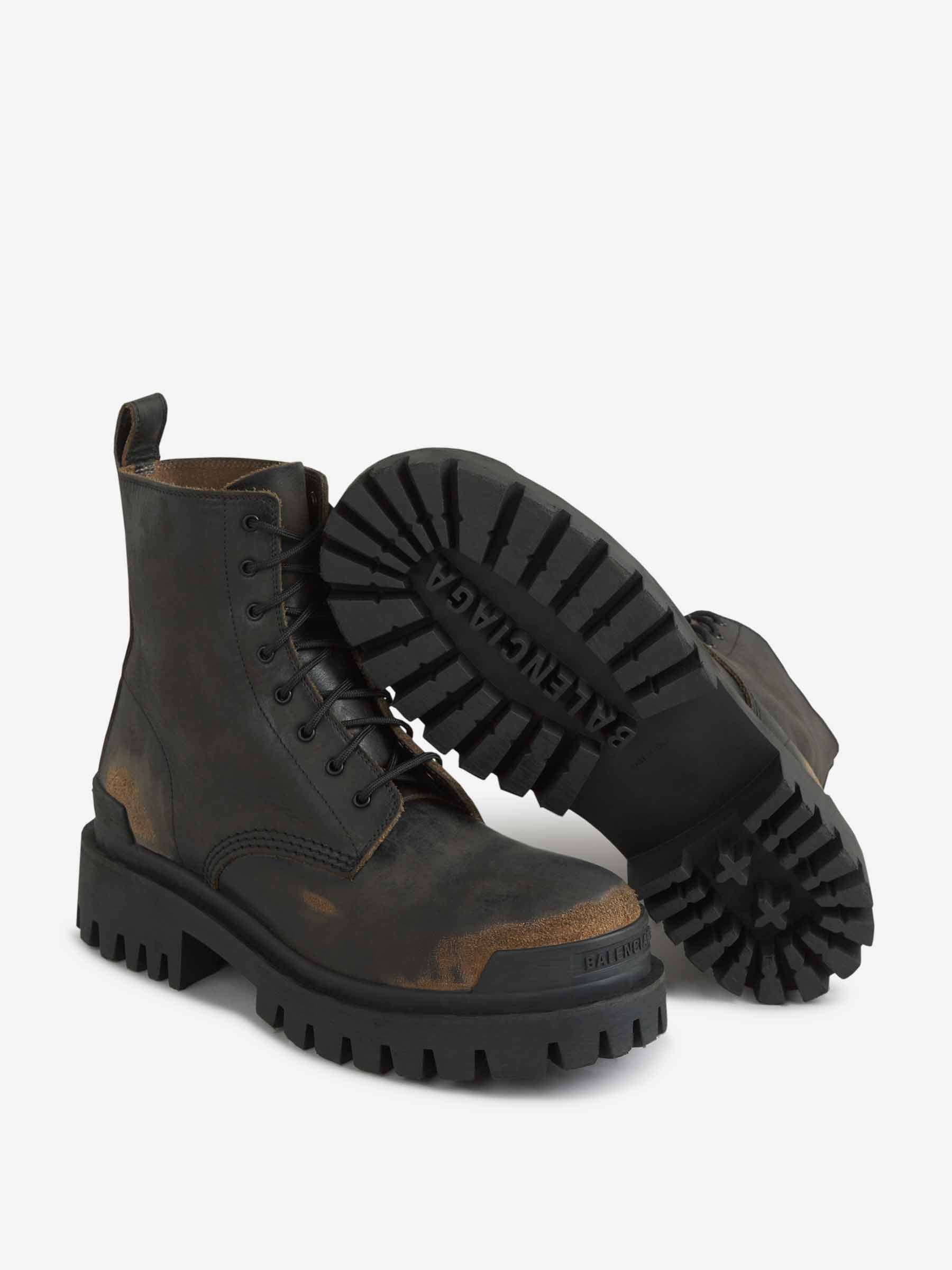Strike Leather Boots Balenciaga оригінал – Купити в Україні – збільшений вид