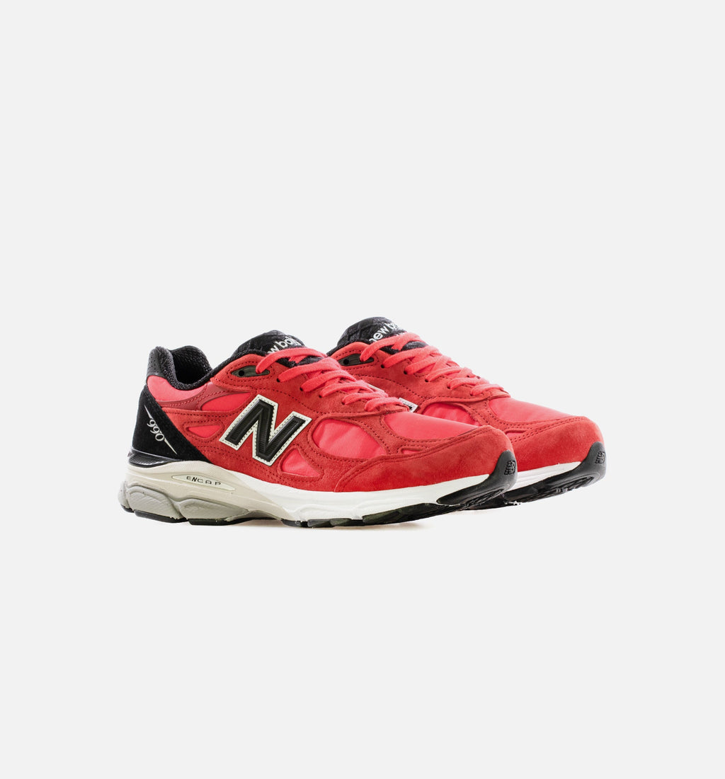 Made In Usa 990v3 Red Suede Mens Running Shoe New balance – Гарантія оригінальності – вид ззаду
