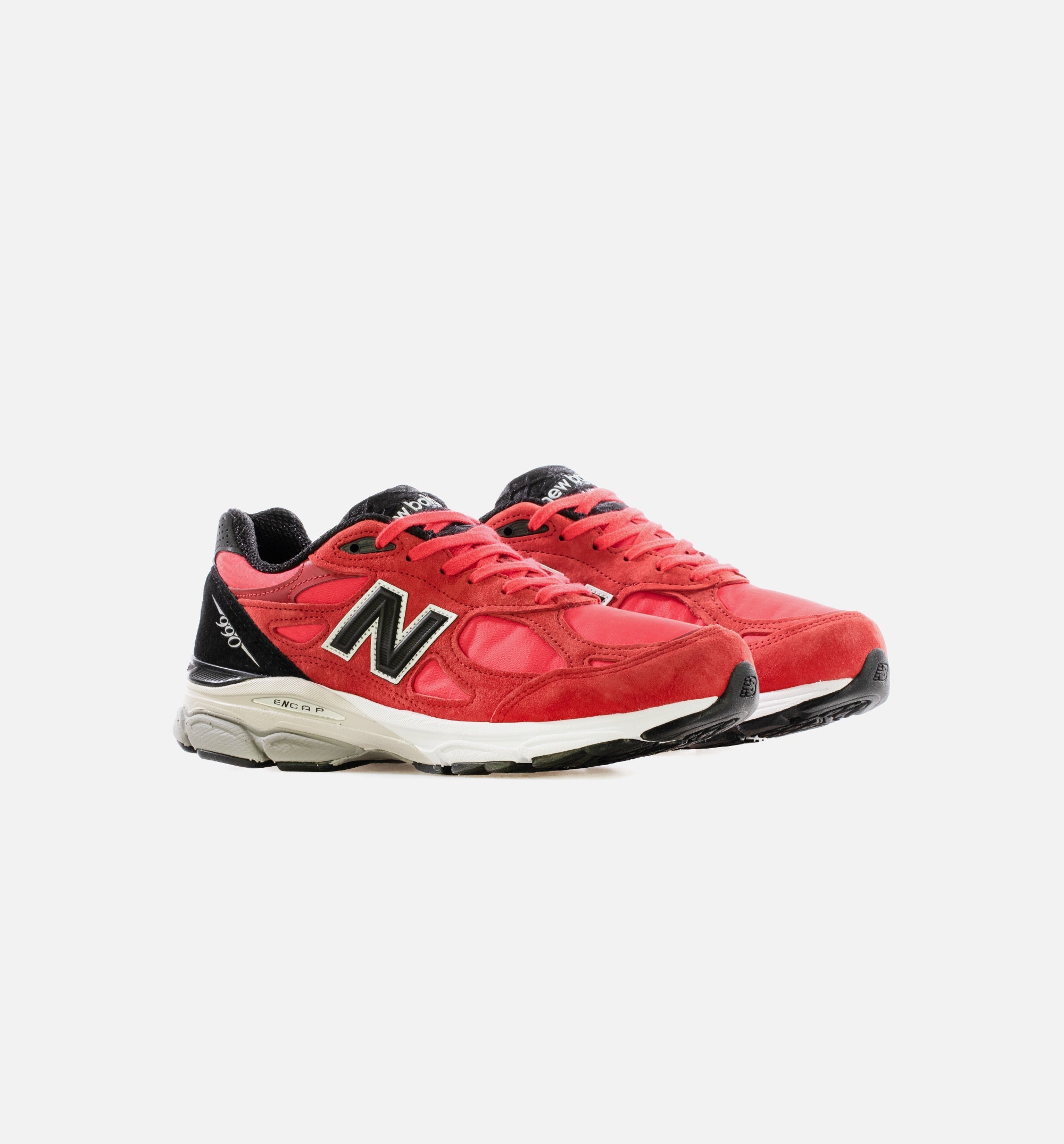 Made In Usa 990v3 Red Suede Mens Running Shoe New balance – Гарантія оригінальності – вид ззаду