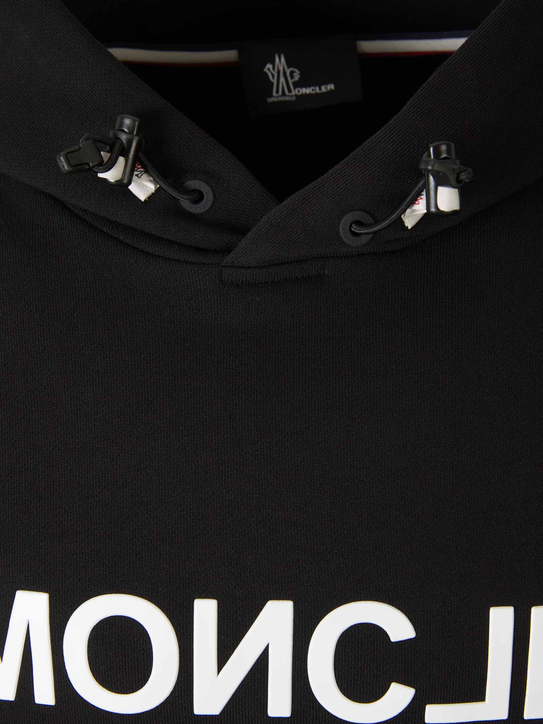 Printed Hooded Sweatshirt Moncler – Гарантія оригінальності – детальний вид