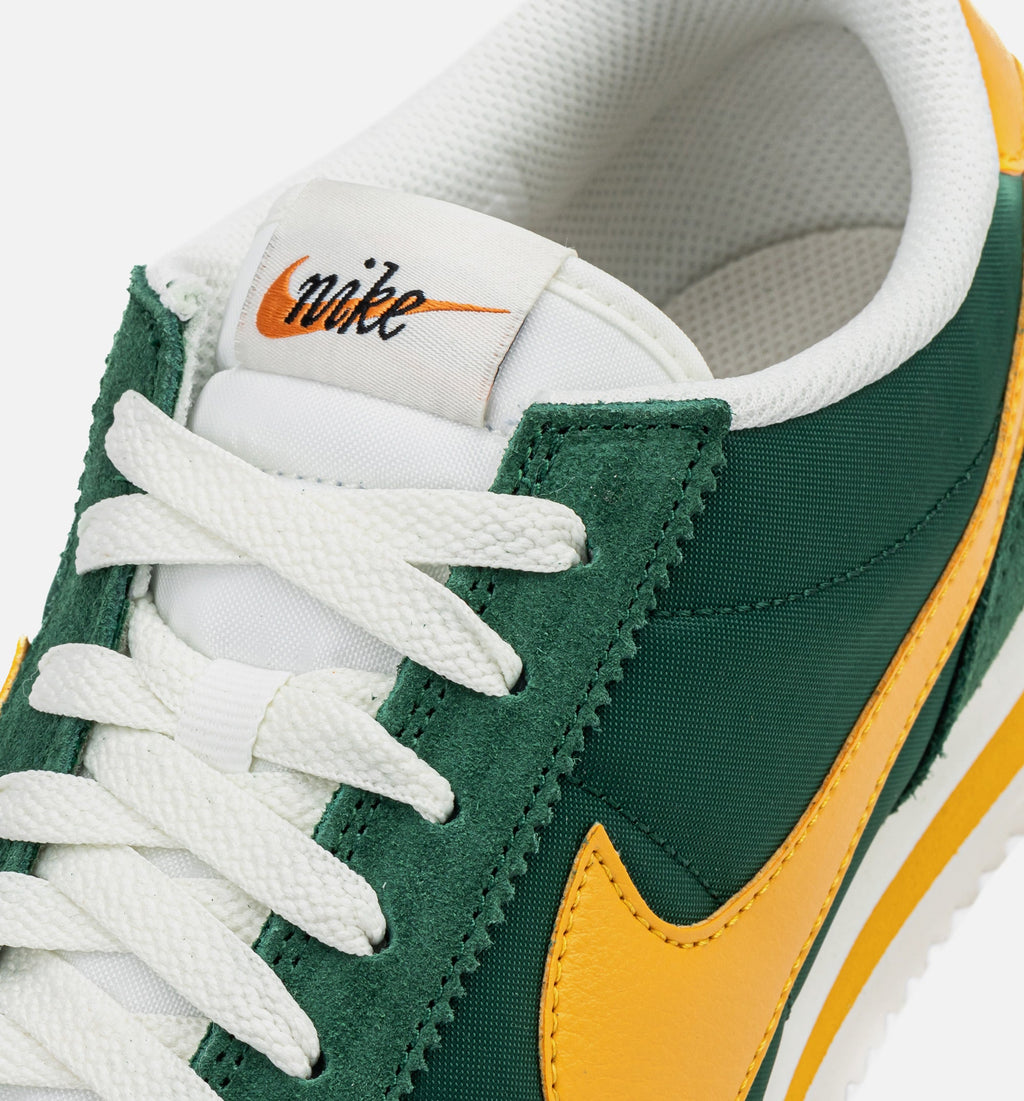 Cortez Gorge Green And Yellow Ochre Mens Lifestyle Shoe Nike – Гарантія оригінальності – вид ззаду