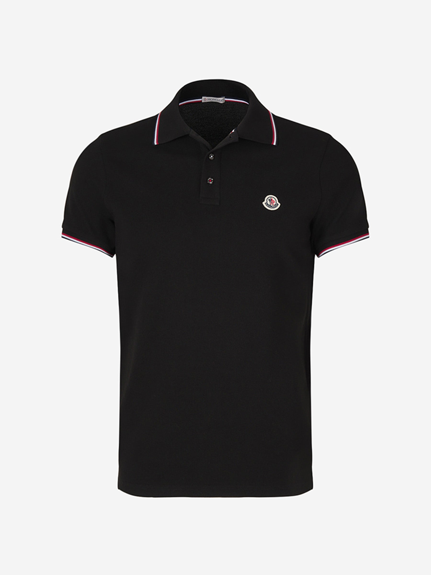 Оригінальна Cotton Piqué Polo Moncler – боковий вид