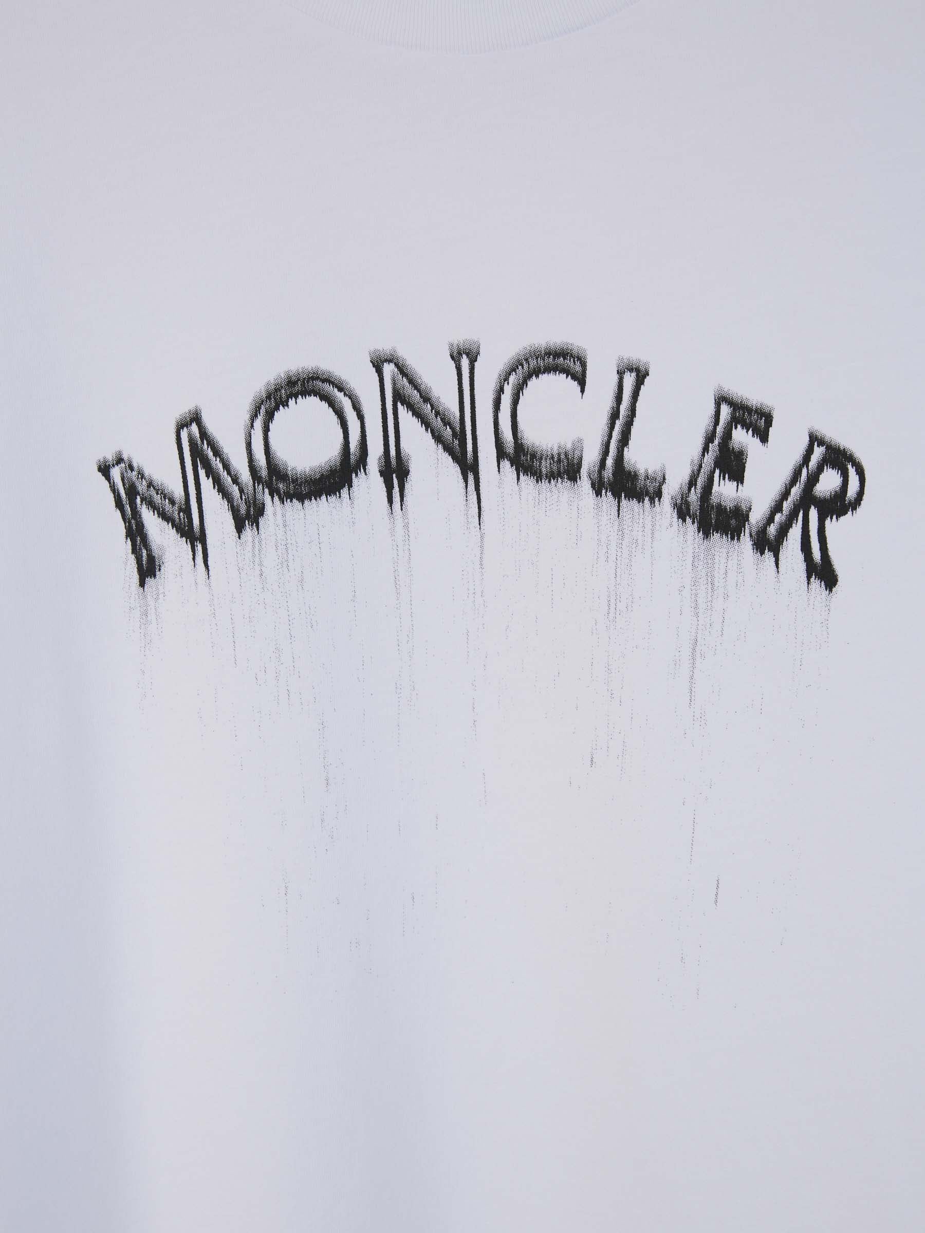 Оригінальна Cotton Printed T-Shirt Moncler – збільшений вид