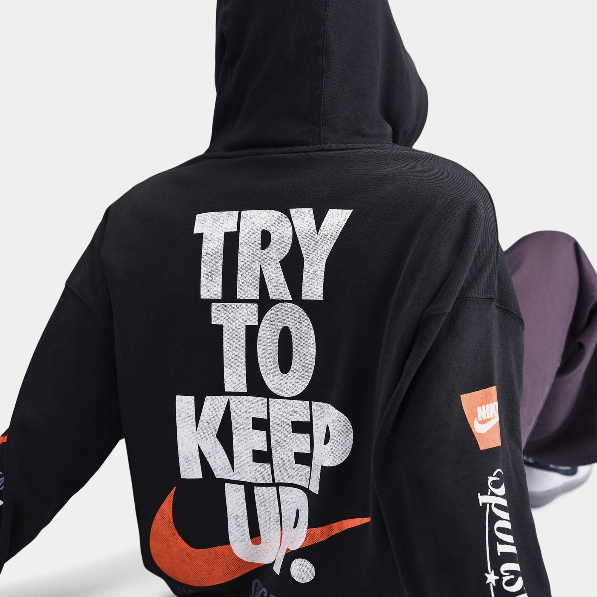 Nsw Club Oversized French Terry Pullover Mens Hoodie Nike оригінал – Купити в Україні – збільшений вид - NIKE