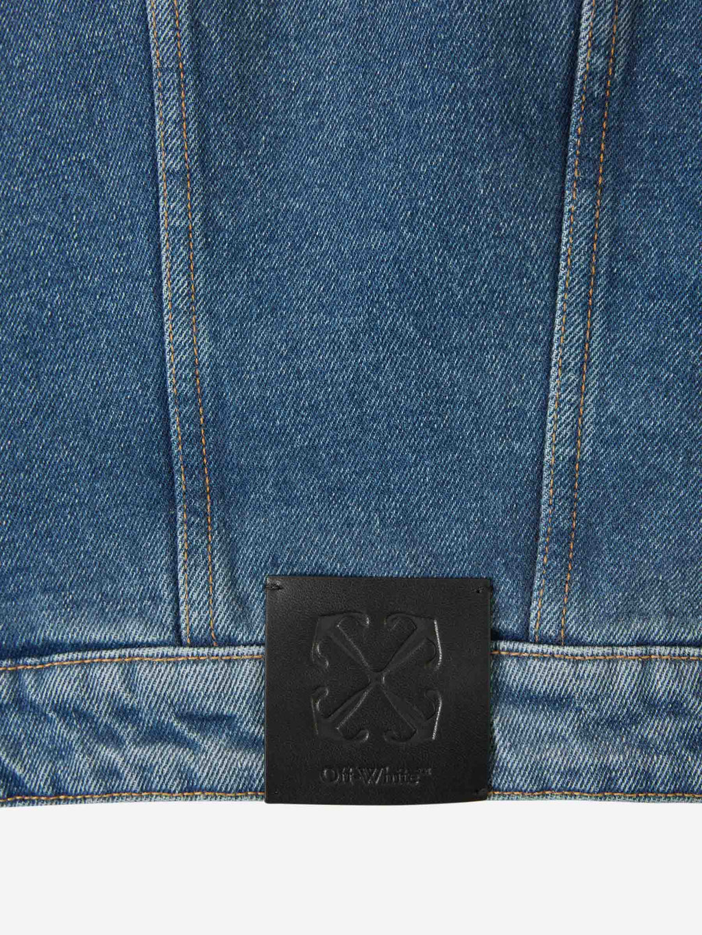 Cropped Denim Jacket Off-white оригінал – Купити в Україні – вид 7