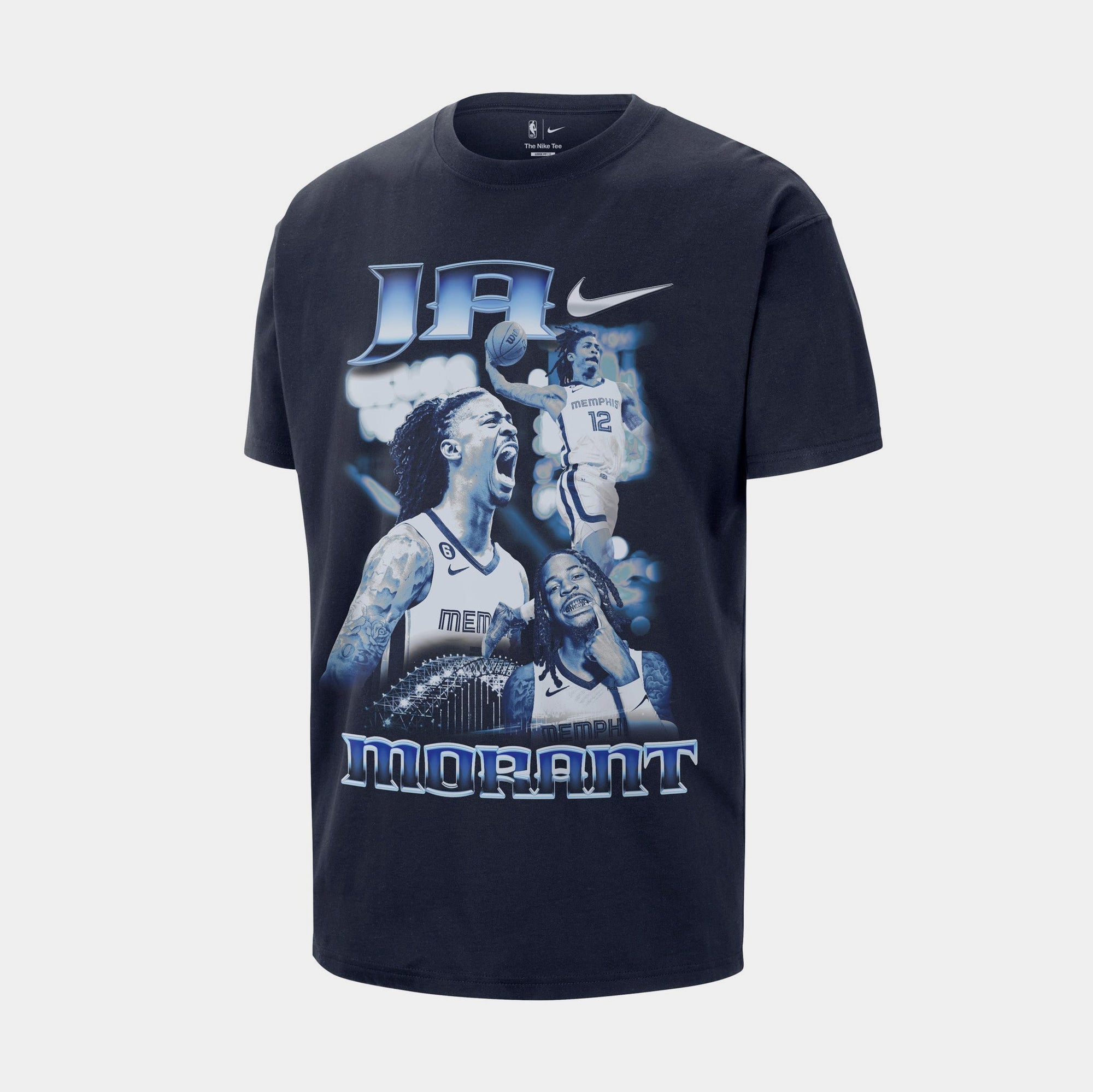 Ja Morant Nba Mens Short Sleeve Shirt Nike – Гарантія оригінальності – боковий вид
